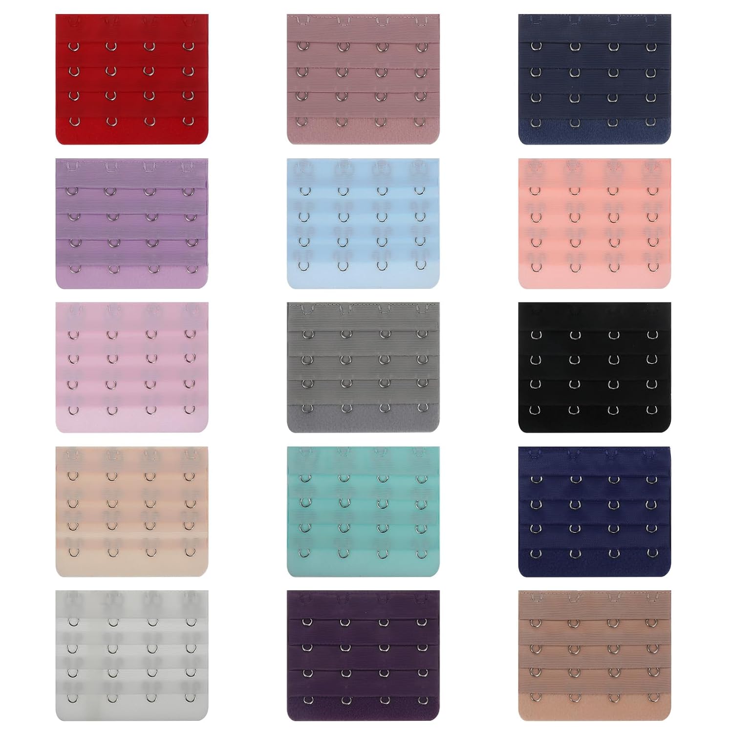 Chsoejuf 4 Hook Bra Extender for Women