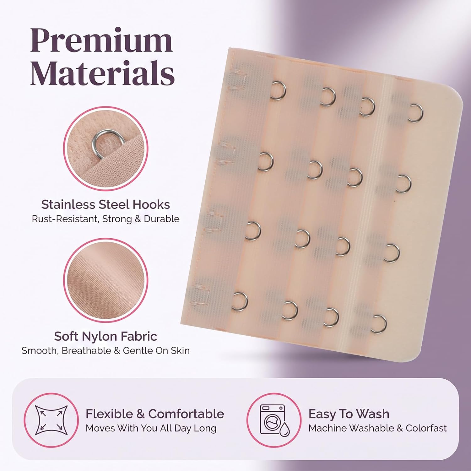 Chsoejuf 4 Hook Bra Extender for Women — image 5