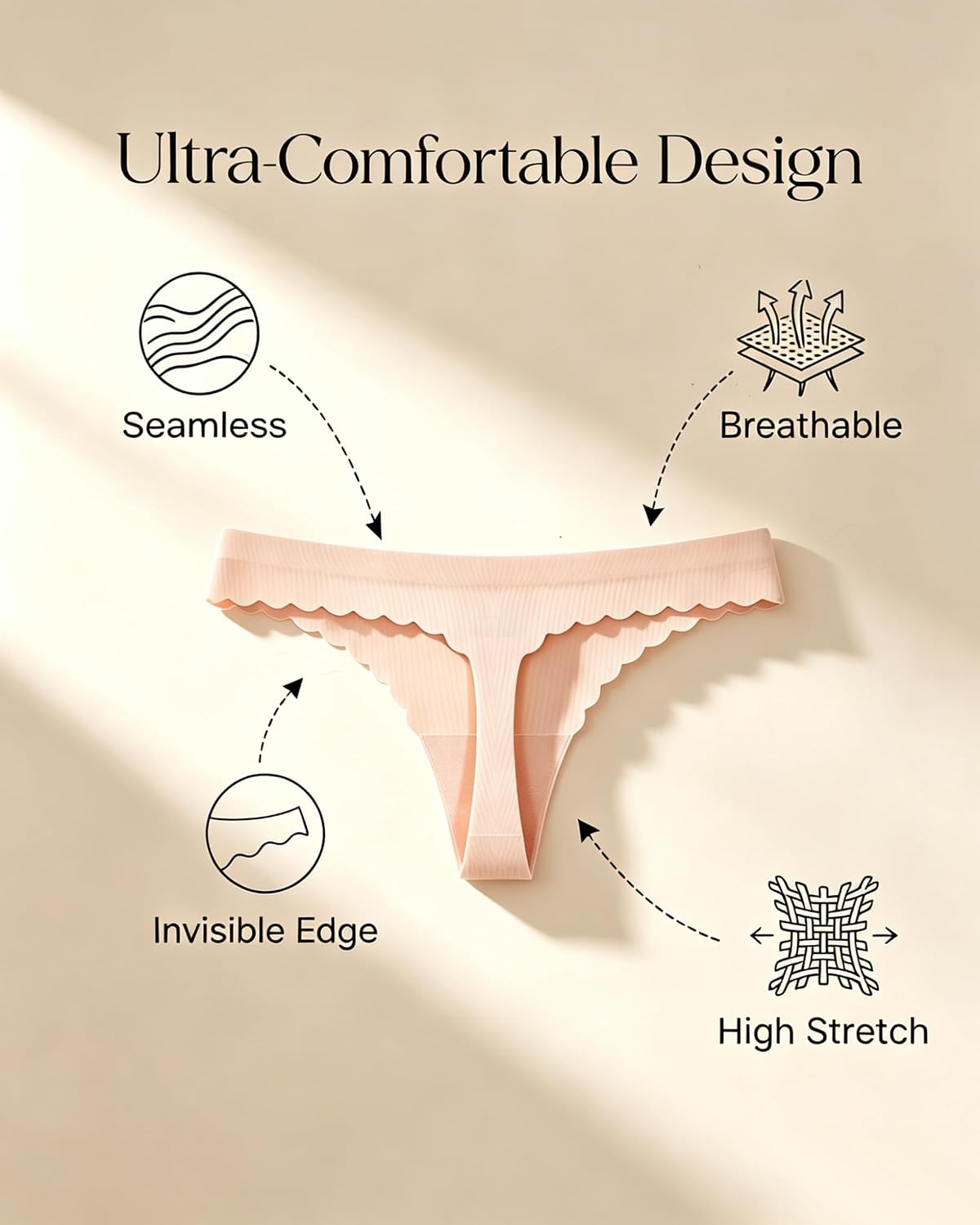 READY TO LOVE Seamless Thong 9-Pack — image 2