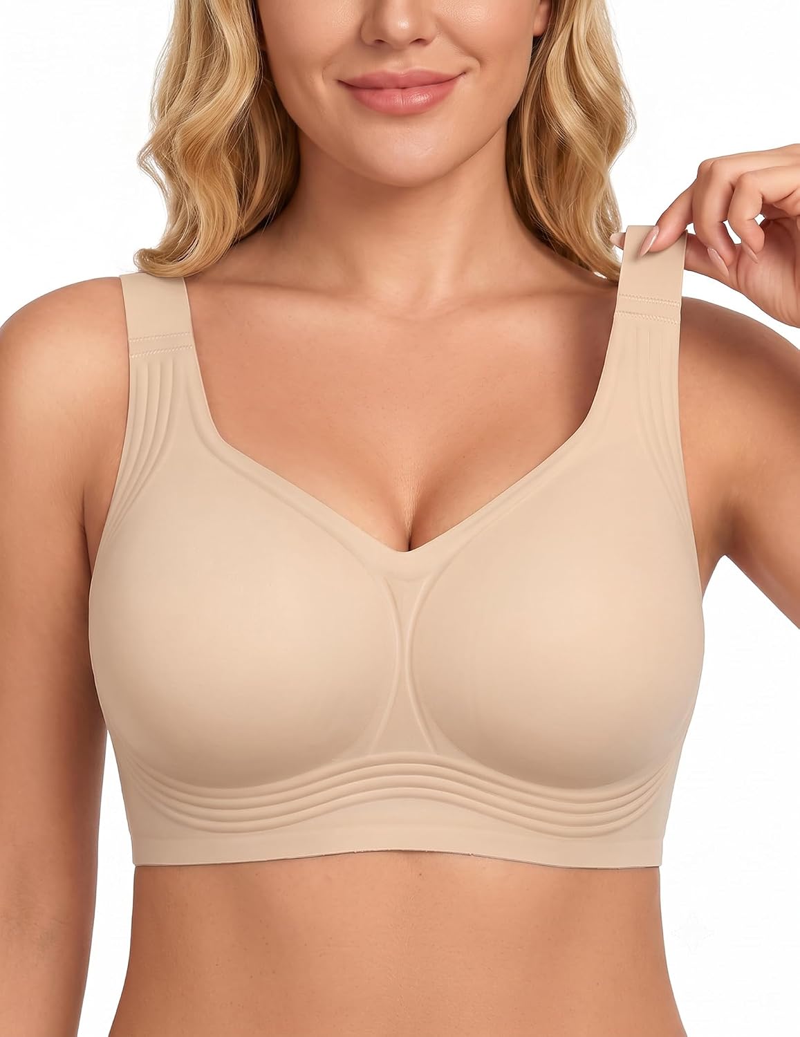PoseFree Women's Jelly Bra No Underwire Comfort