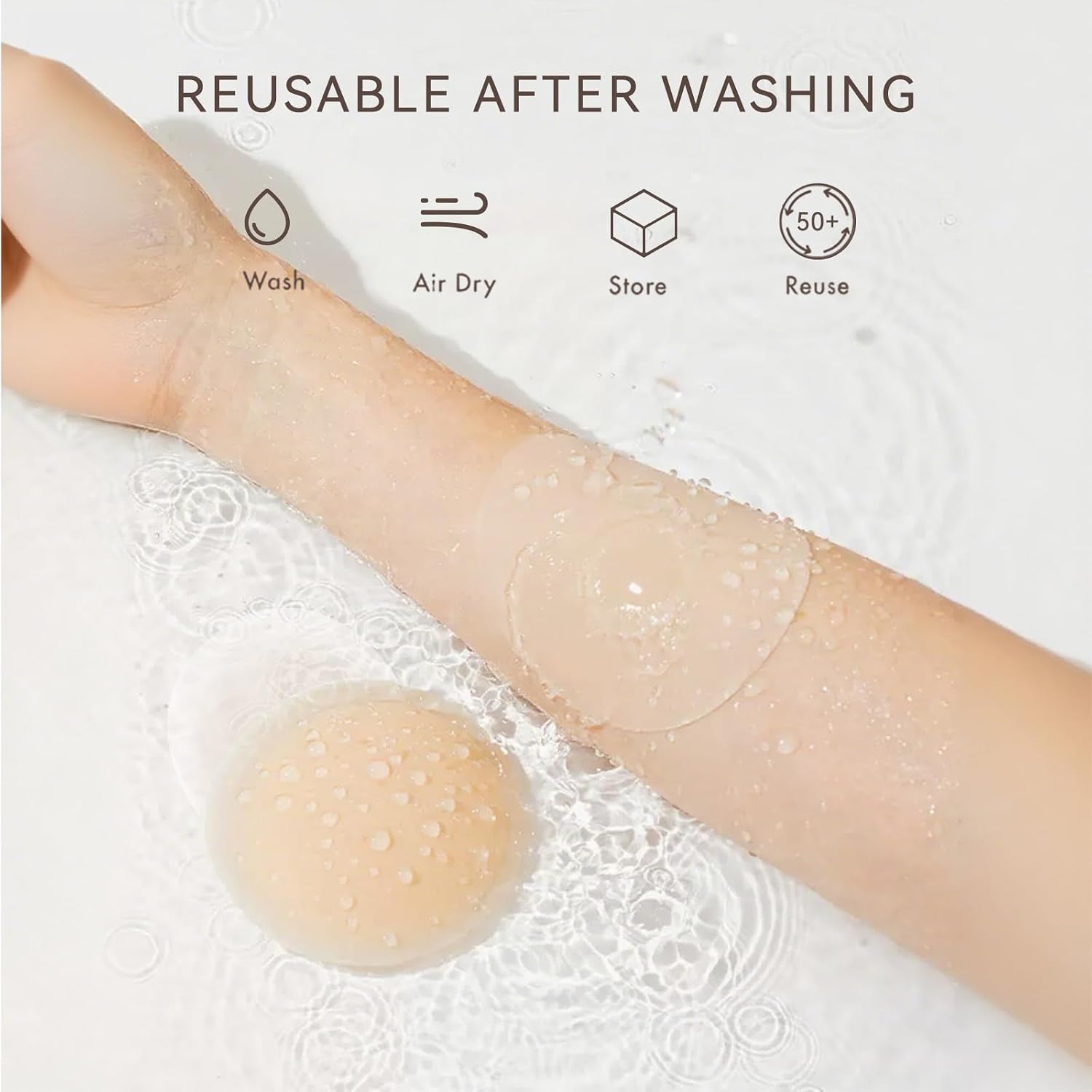 GoodFair Washable Reusable Silicone Nipple Covers — image 3