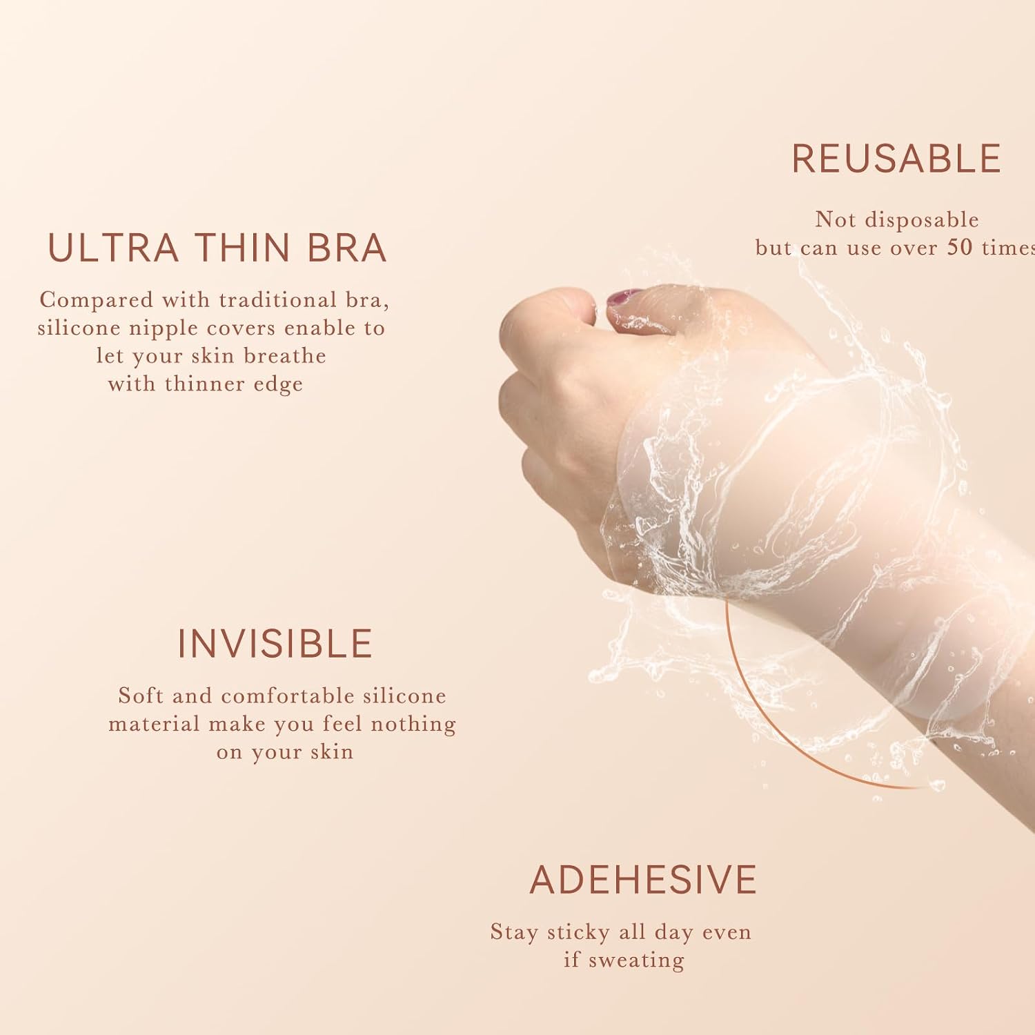 GoodFair Washable Reusable Silicone Nipple Covers — image 6