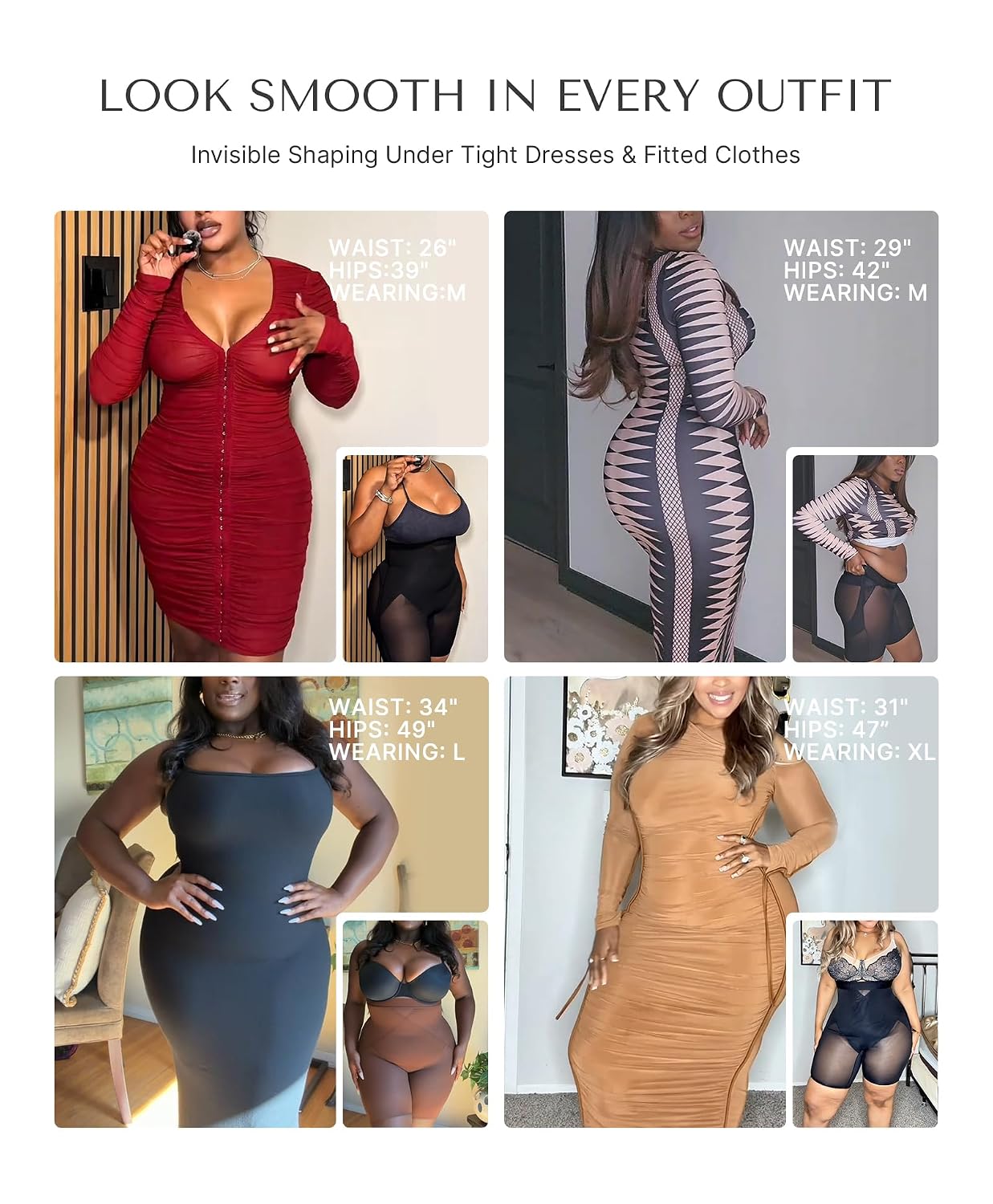 SHAPELLX High-Waisted Tummy Control Shapewear Shorts — image 6