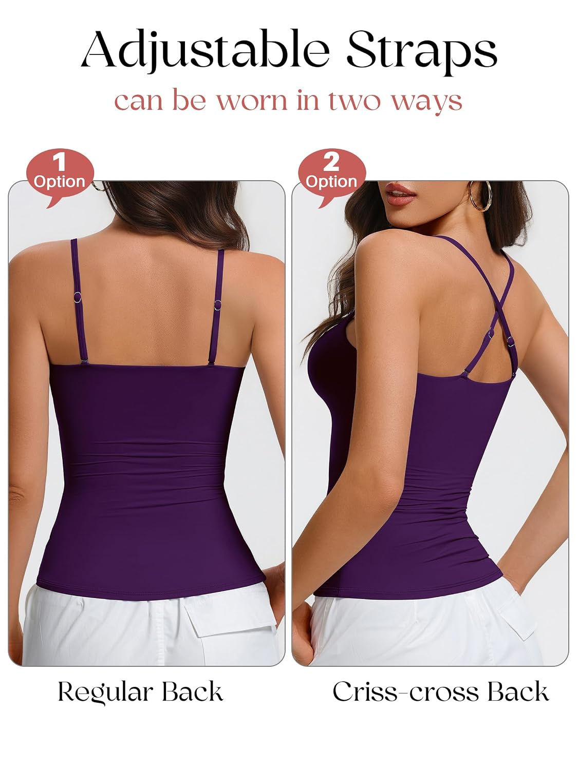 Avidlove Women's Padded Cami with Built-in Bra — image 5