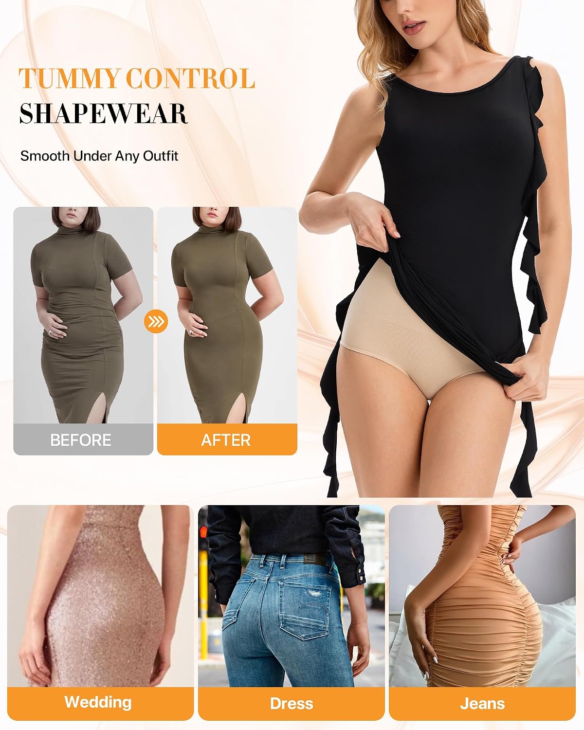Everyday Shapewear Tummy Control High Waist Panties — image 4