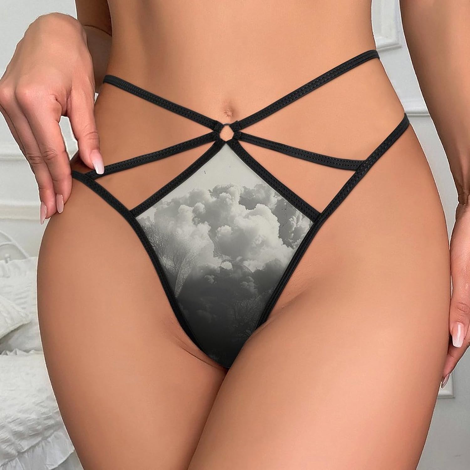 MUSM Women's Breathable T-Back G-String Thong — image 2