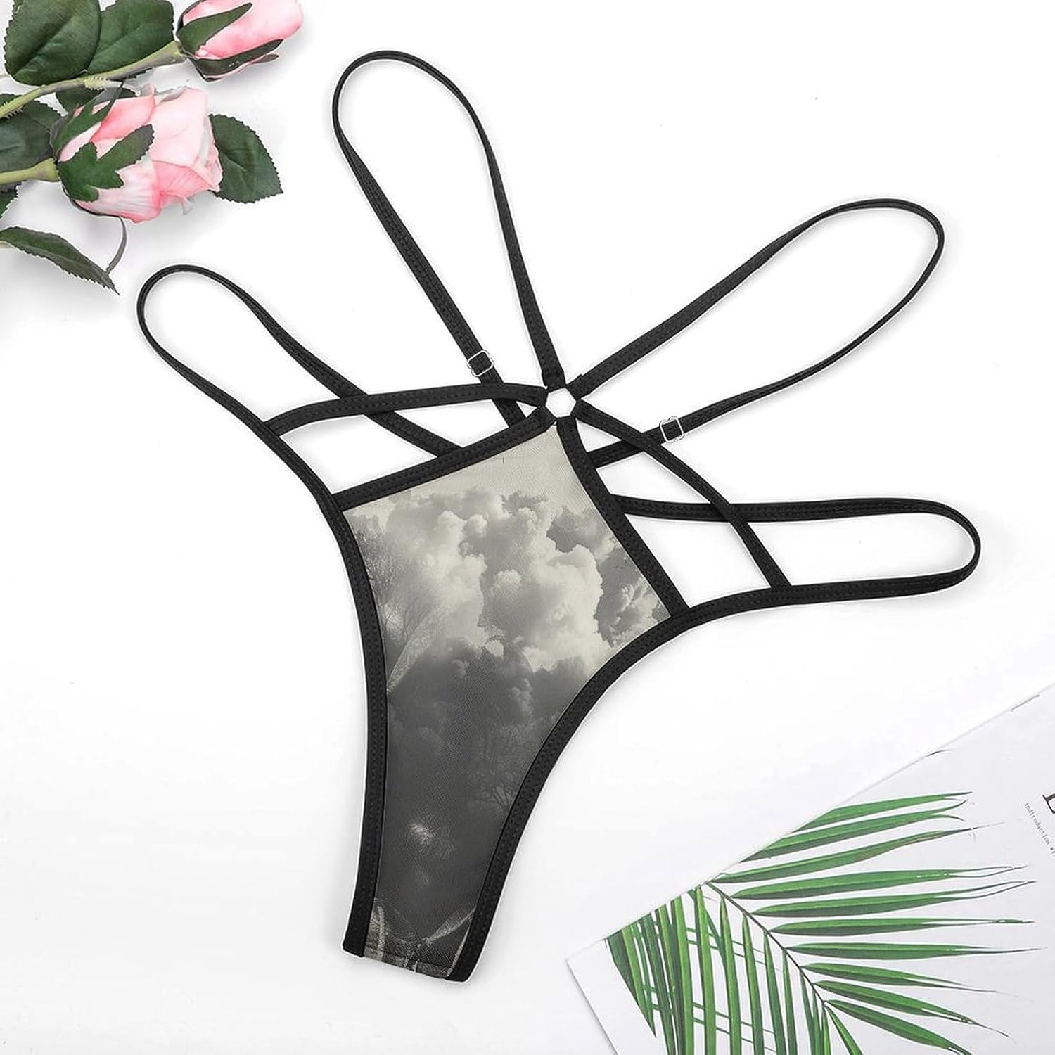 MUSM Women's Breathable T-Back G-String Thong — image 3