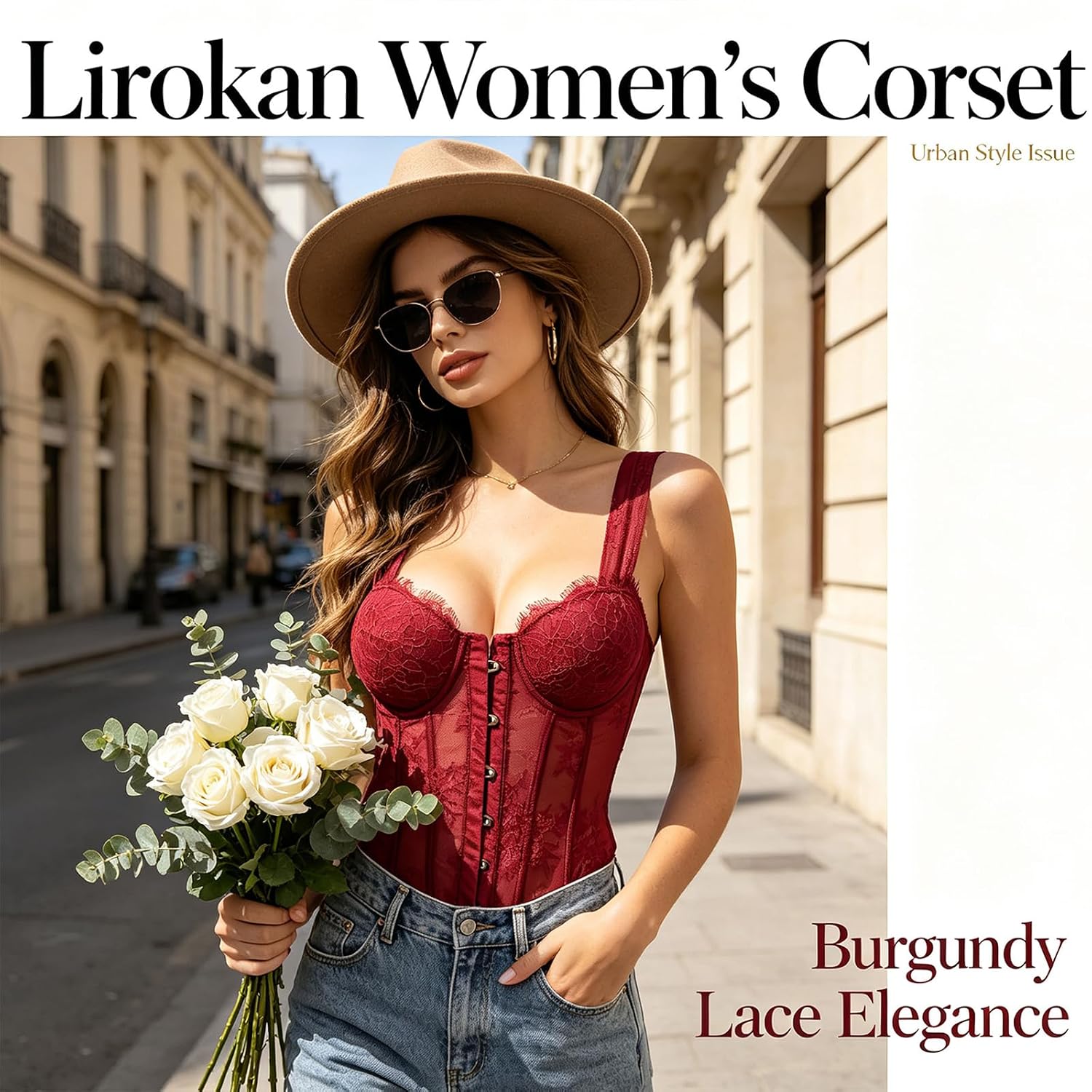 Lirokan Lace Corset Bustier Top — image 7