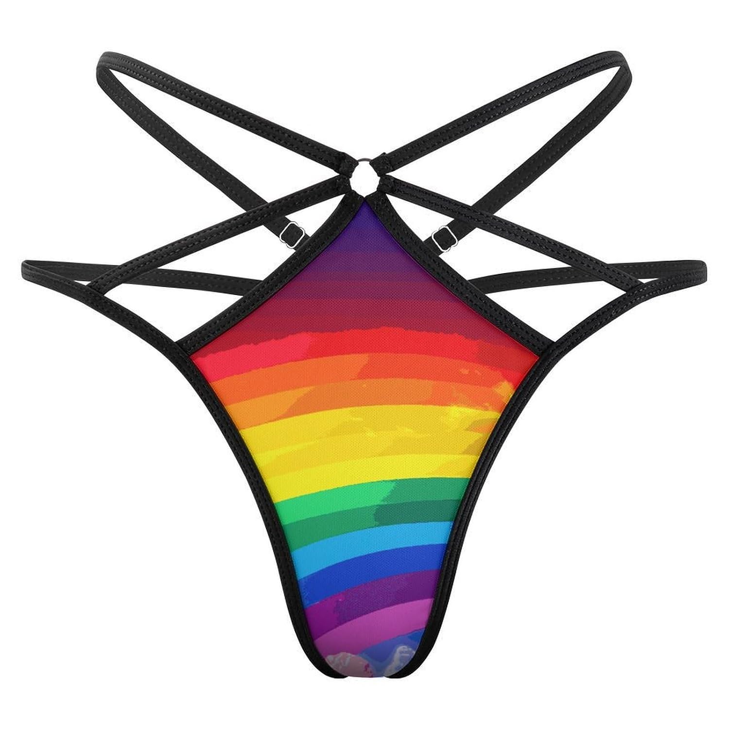 MUSM Women's Rainbow G-String Thong — image 4