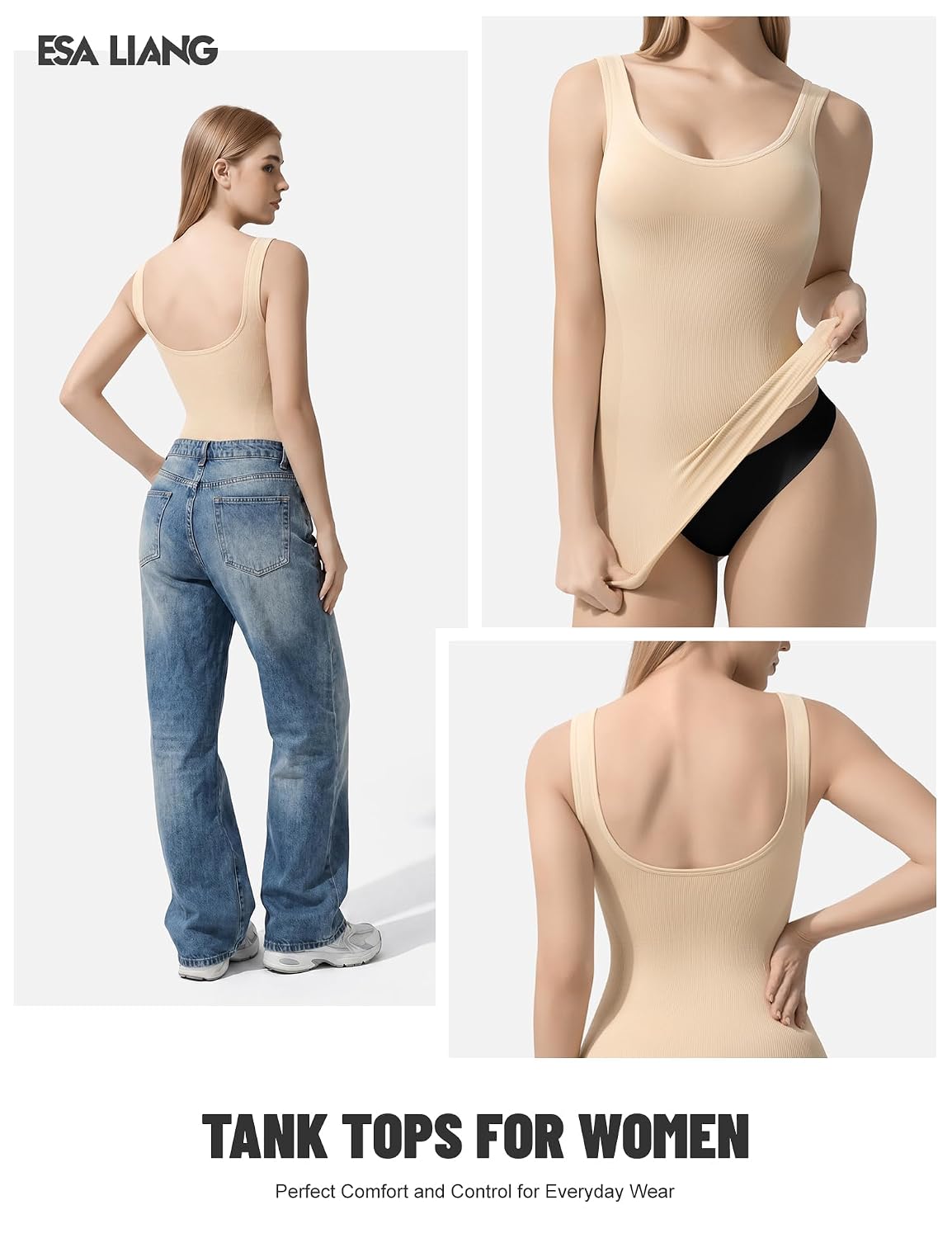 Esa Liang Tummy Control Backless Tank — image 3