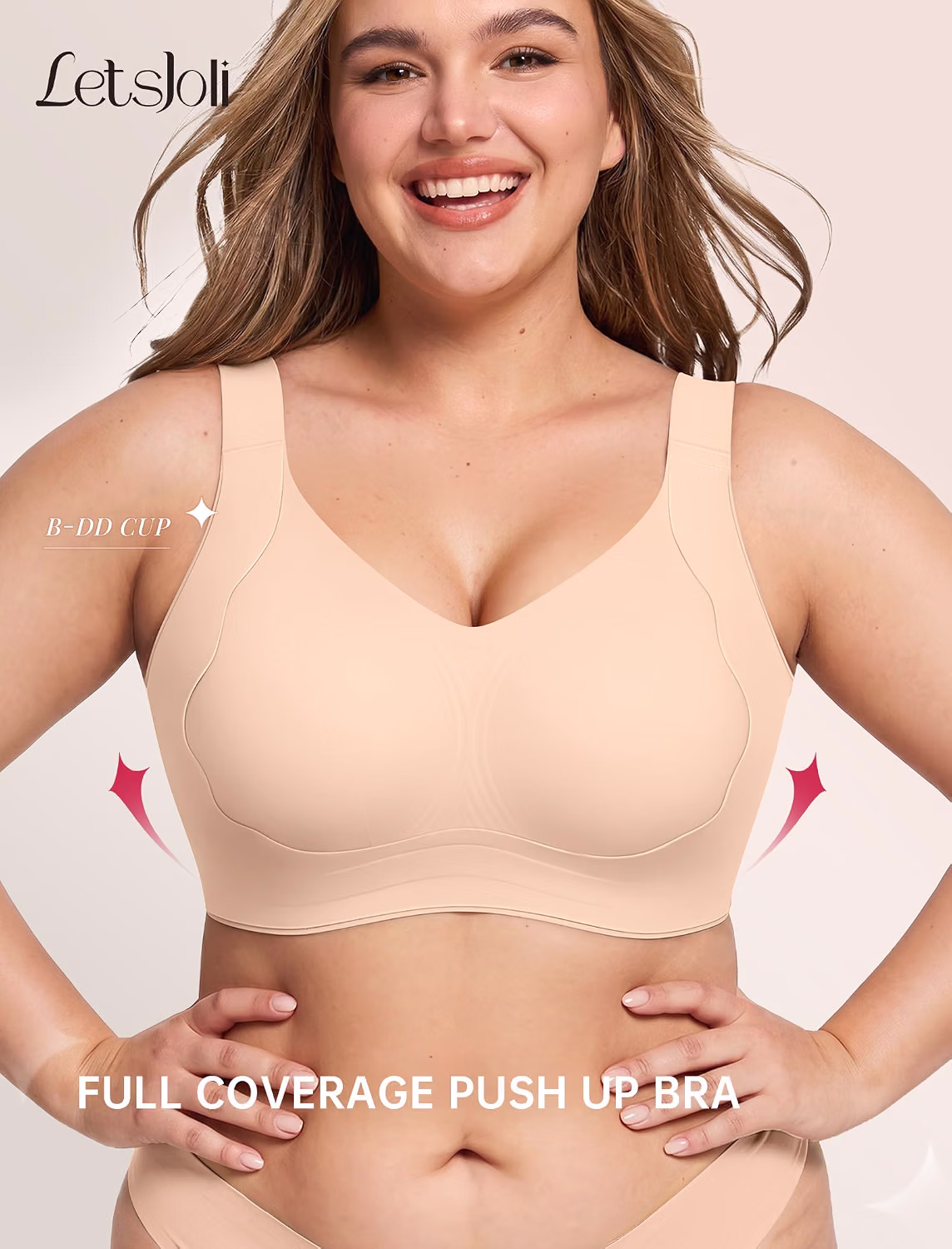 LetsJoli Jelly No Underwire Push Up Bra — image 3