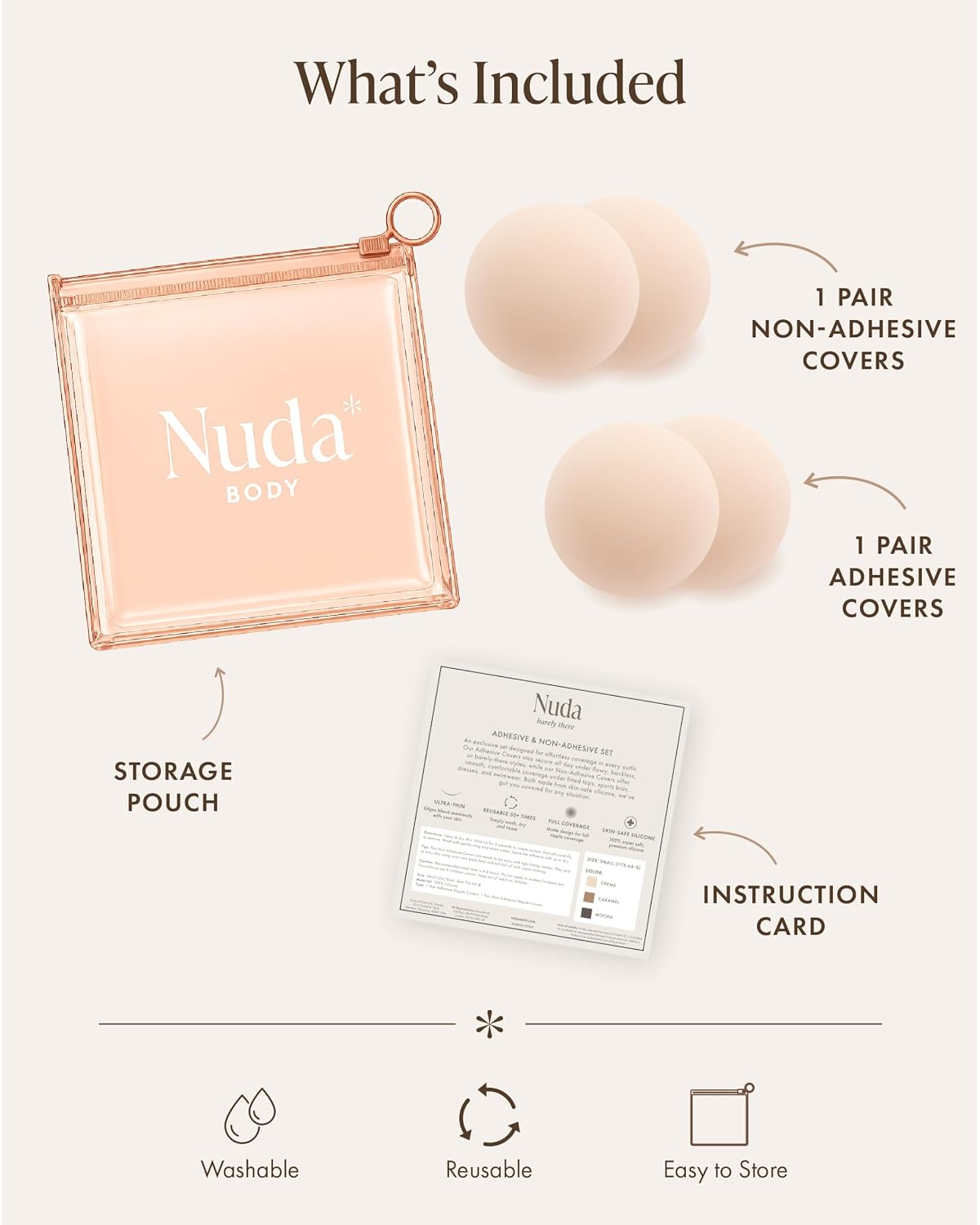 Nuda Body Reusable Silicone Nipple Covers — image 5