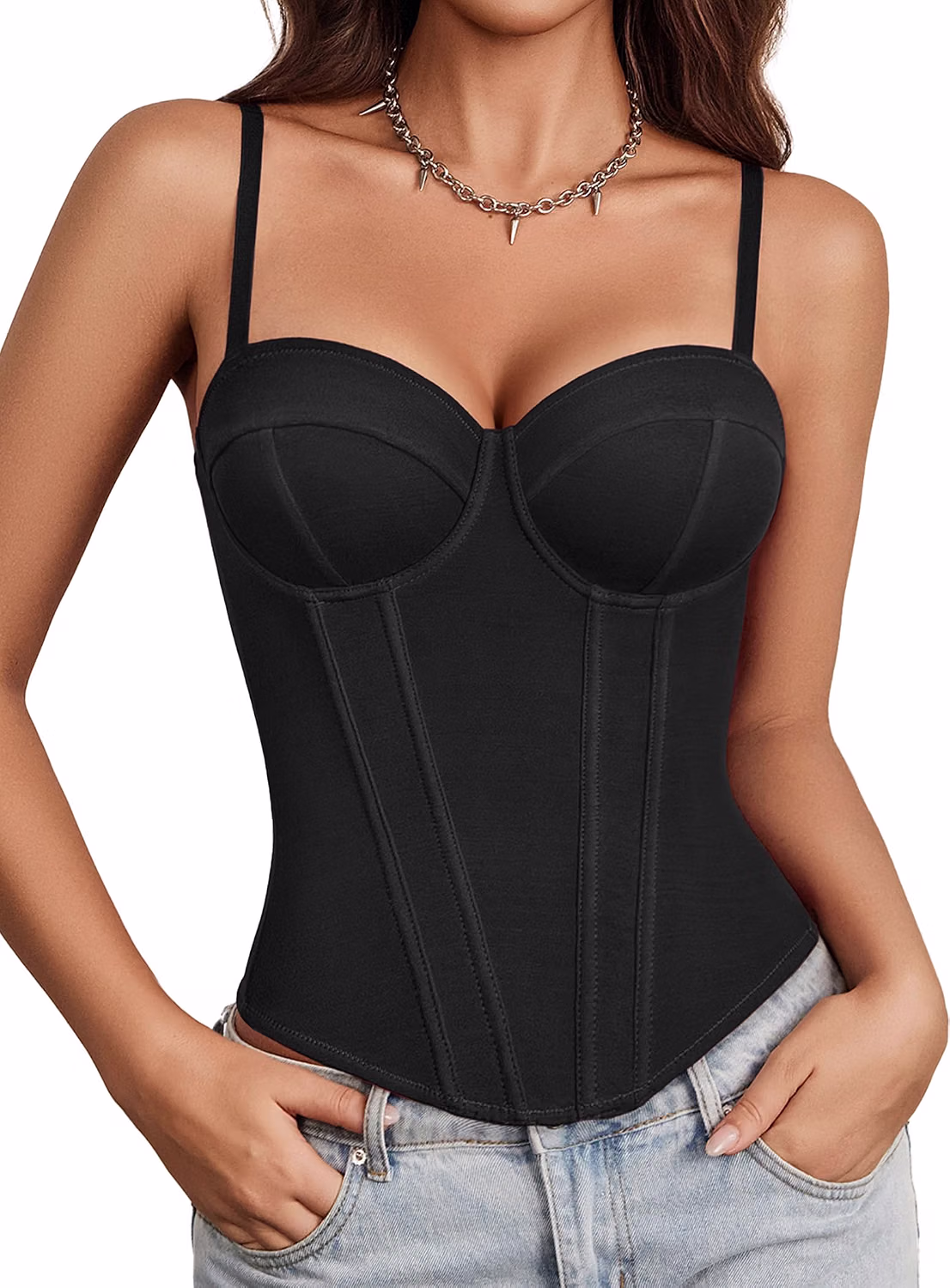 Avidlove Underwire Corset Bustier Top