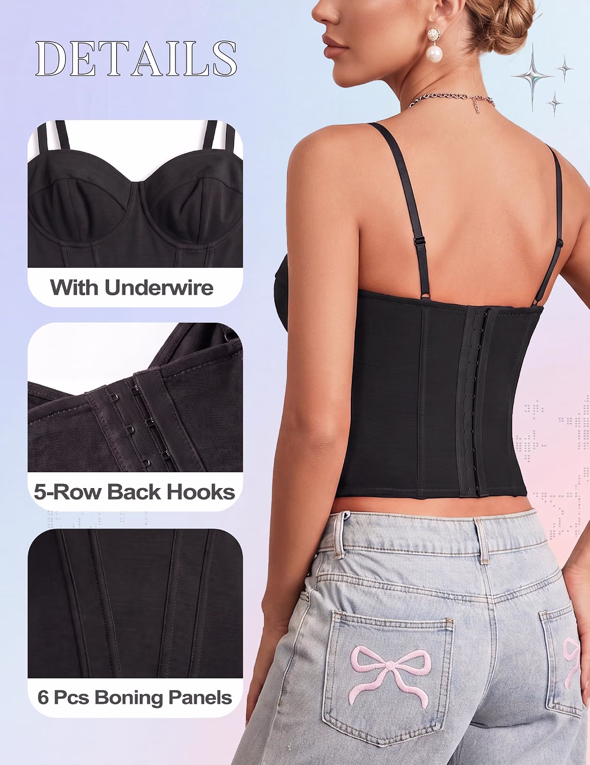 Avidlove Underwire Corset Bustier Top — image 4