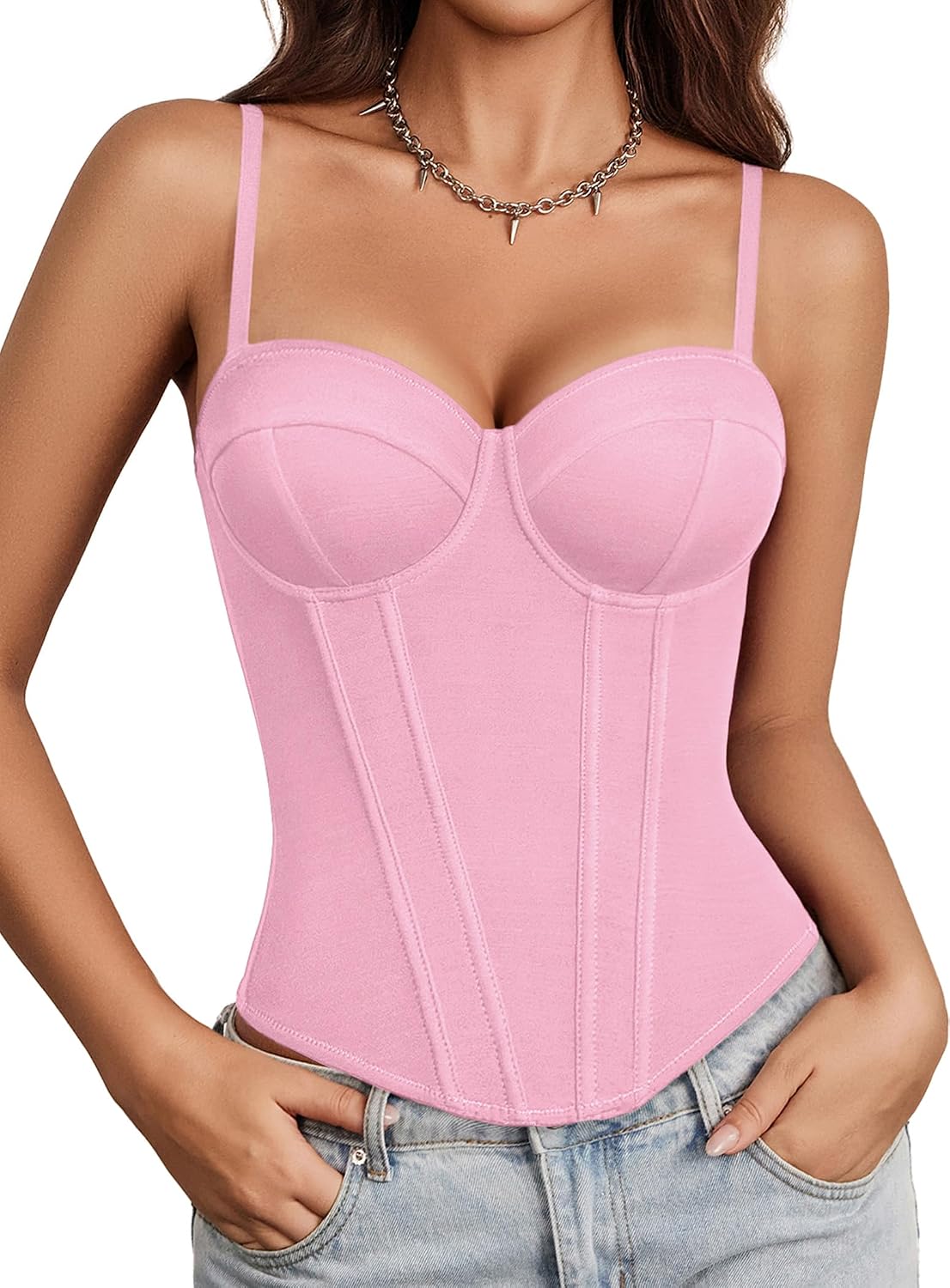 Avidlove Women's Corset Bustier Top with Underwire — image 10