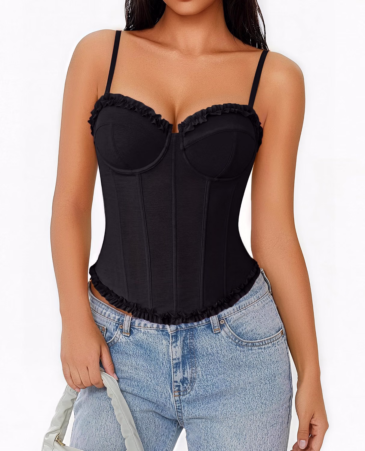Avidlove V Neck Underwire Corset Bustier Top — image 2