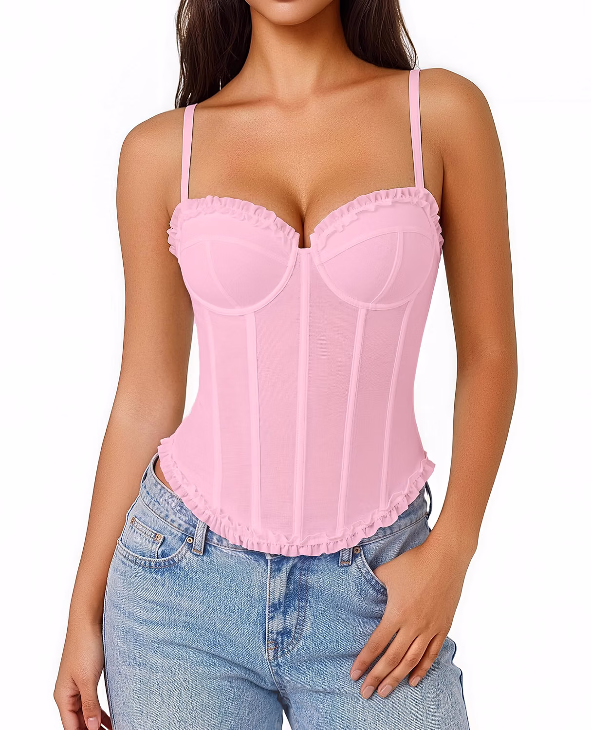 Avidlove V Neck Underwire Corset Bustier Top — image 12