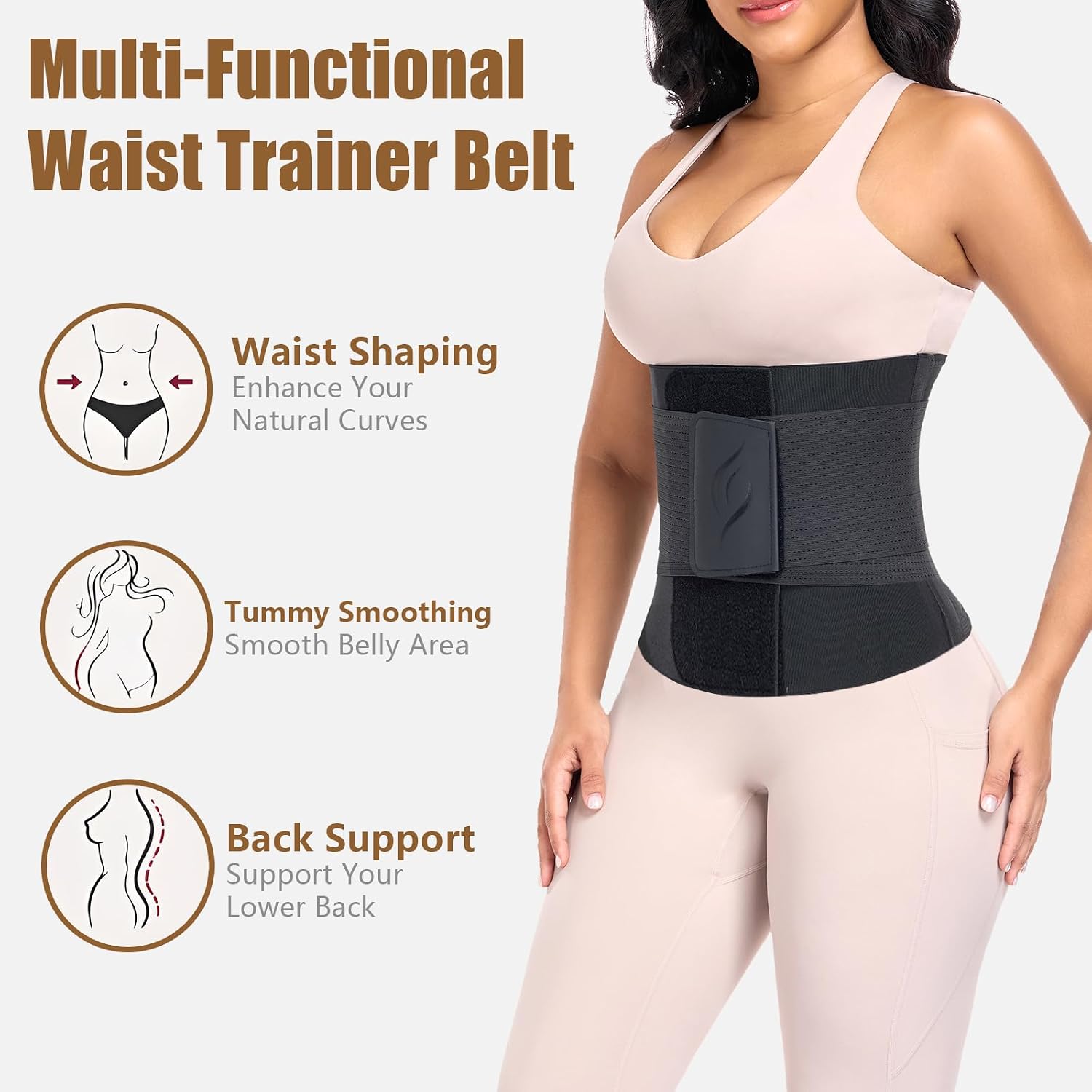 RQIMEI Waist Trainer Tummy Control Cincher — image 2