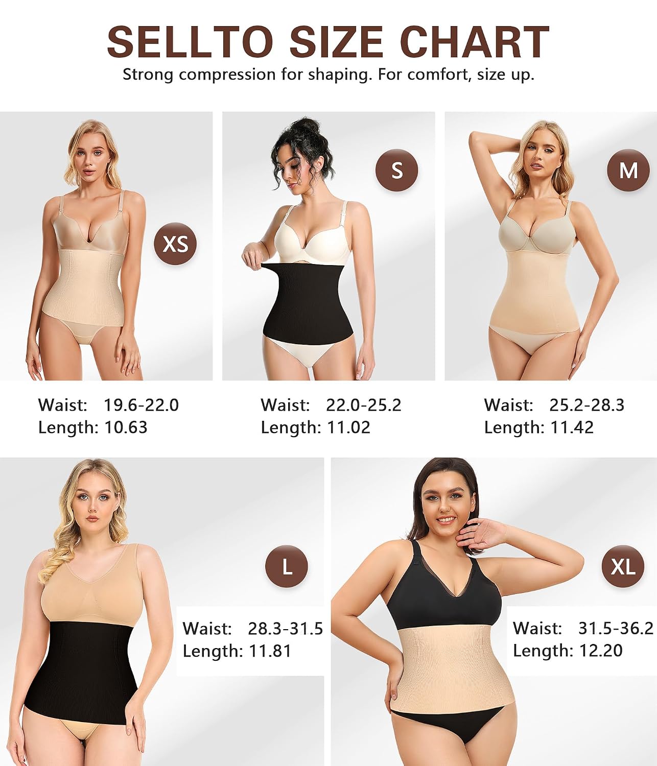 sellto Seamless Waist Trainer with Steel Bones — image 5