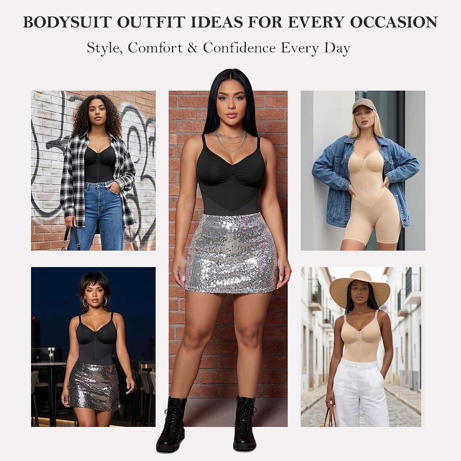 YIANNA V-Shaped Seamless Faja Bodysuit — image 6
