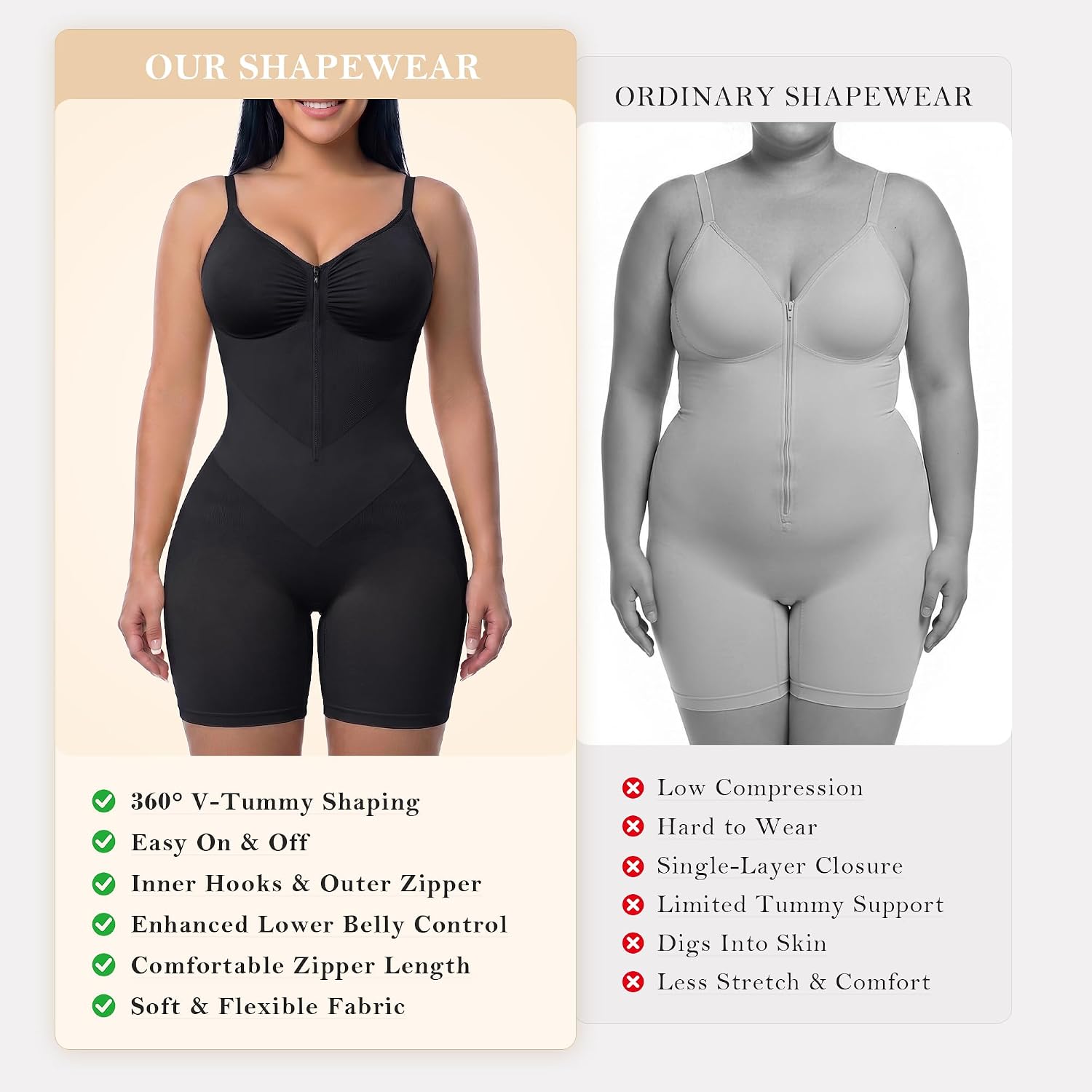 YIANNA V-Shaped Seamless Faja Bodysuit — image 7