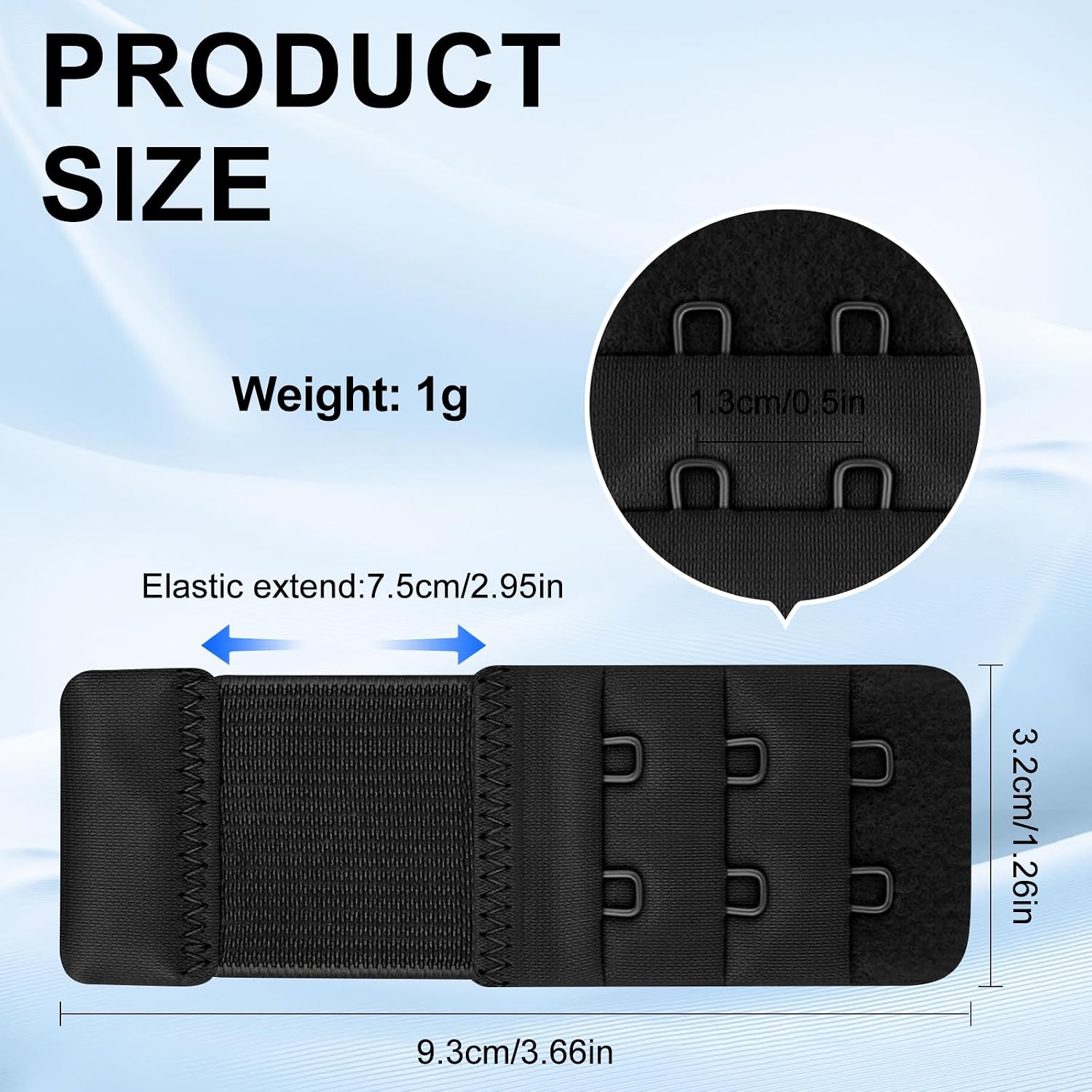 Meliya 2 Hook Bra Extender Strap — image 2