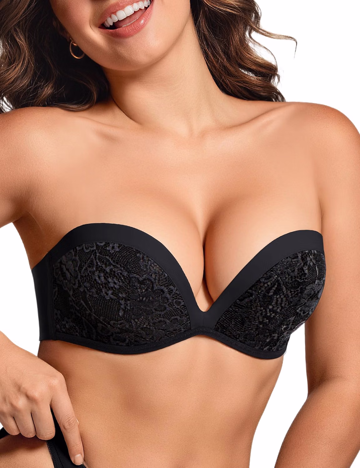 Upushall Strapless Push Up Bra for Women — image 10