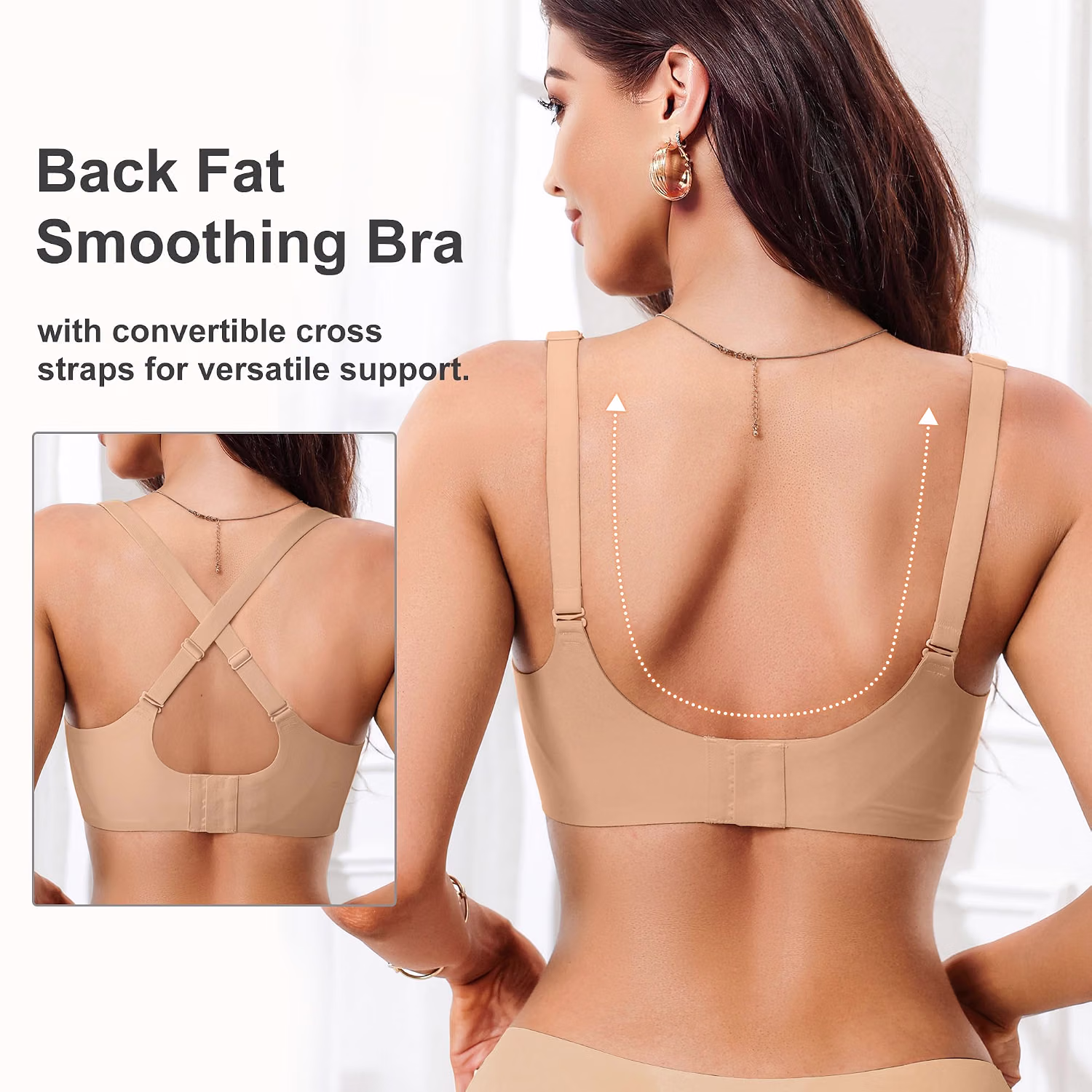 ULTREAGLE Wireless Seamless Jelly Push Up Bra — image 4