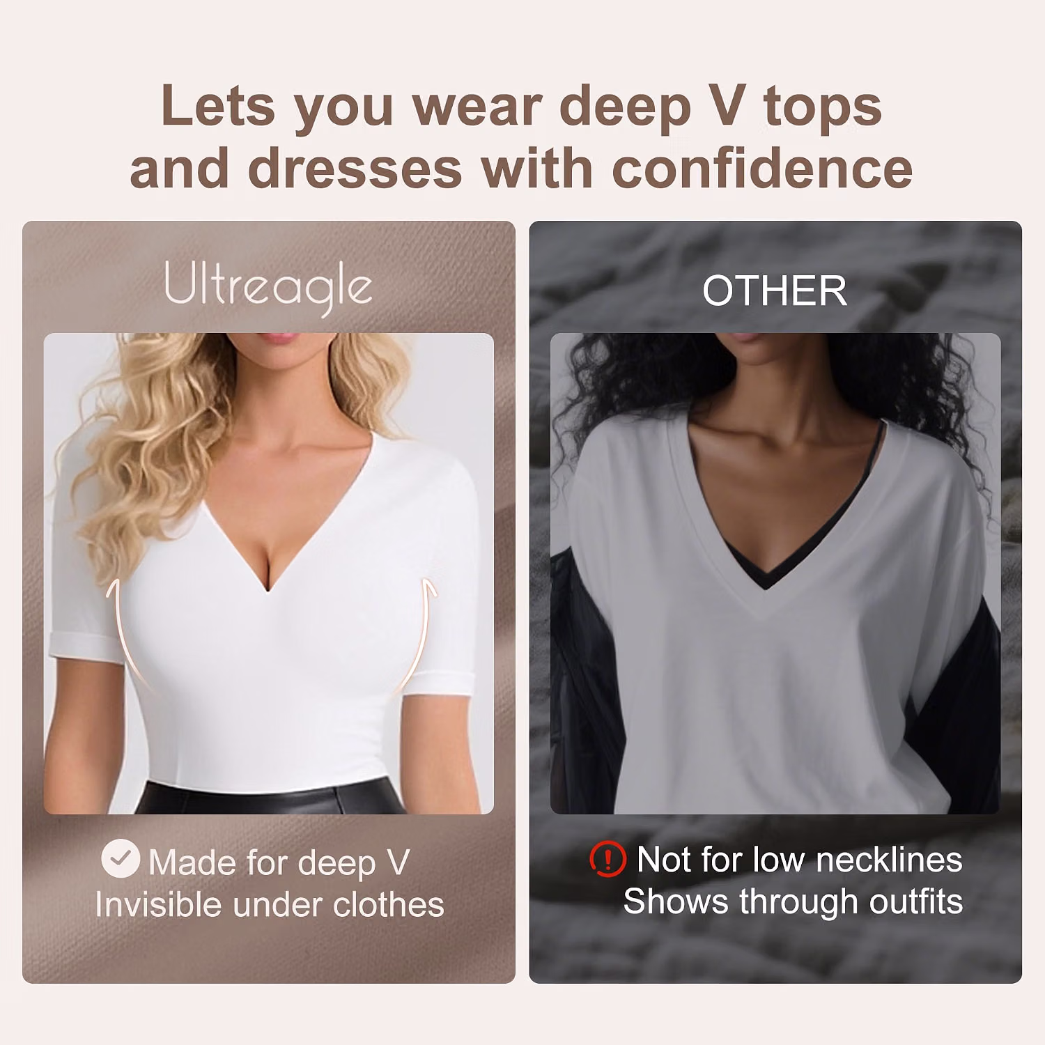 ULTREAGLE Wireless Seamless Jelly Push Up Bra — image 5