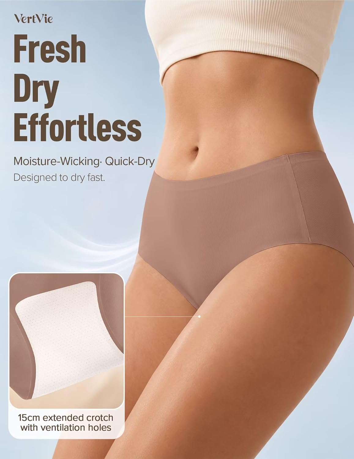 Vertvie Seamless No Show Hipster Panties — image 3