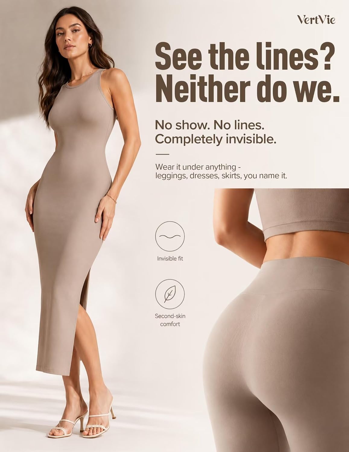 Vertvie Seamless No Show Hipster Panties — image 4