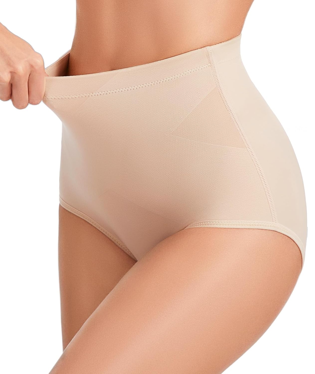 GYDEK Mid-Waist Tummy Control Shapewear Briefs