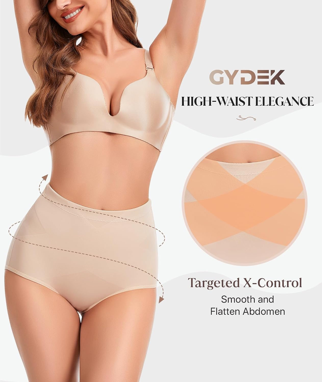 GYDEK Mid-Waist Tummy Control Shapewear Briefs — image 3