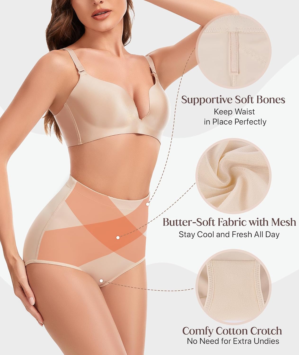 GYDEK Mid-Waist Tummy Control Shapewear Briefs — image 5