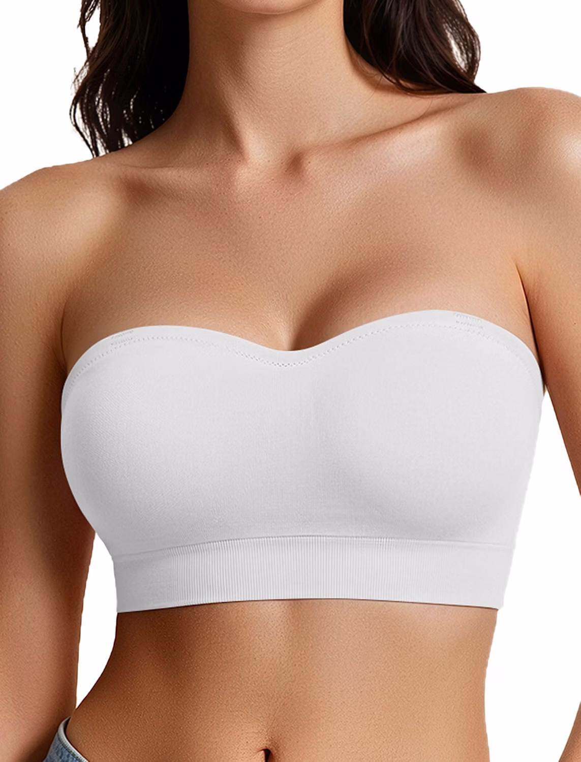 Showyoo Non-Slip Seamless Strapless Bra — image 8