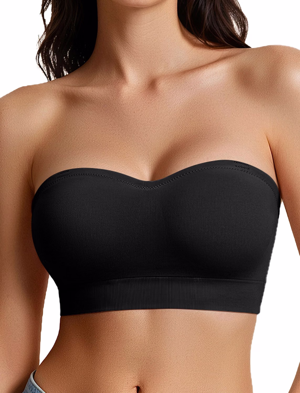 Showyoo Non-Slip Seamless Strapless Bra — image 9