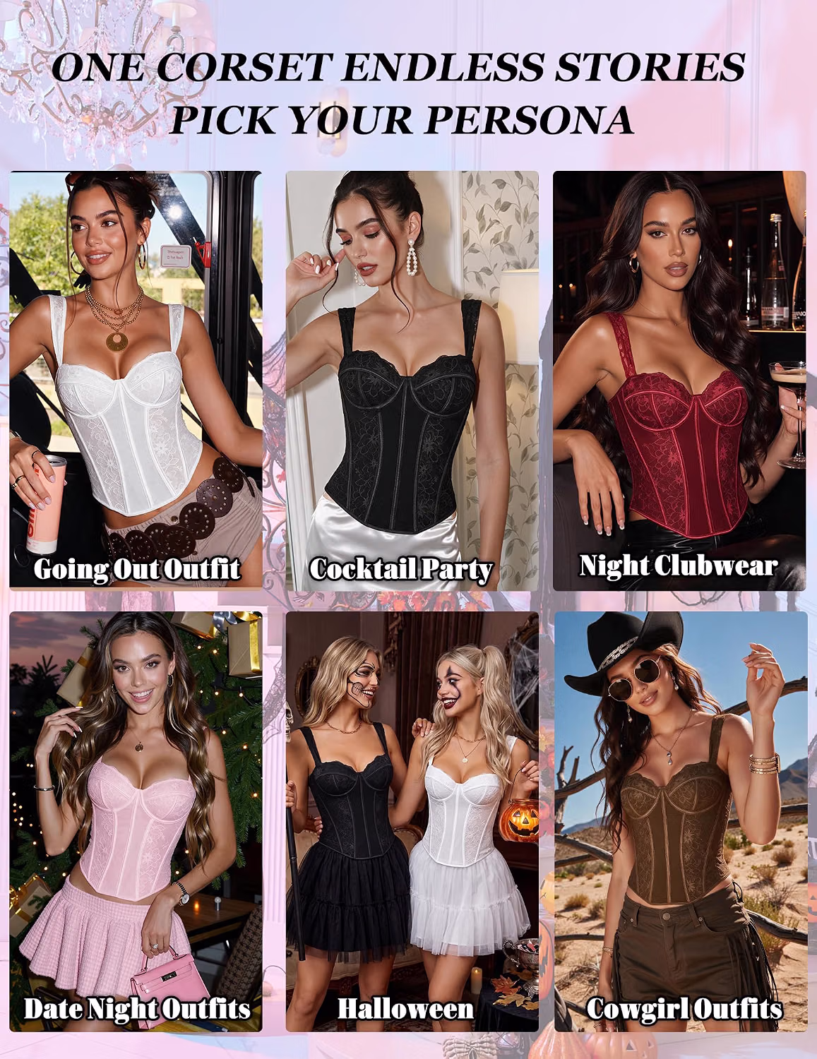 Avidlove Lace Bustier Corset Top for Women — image 6