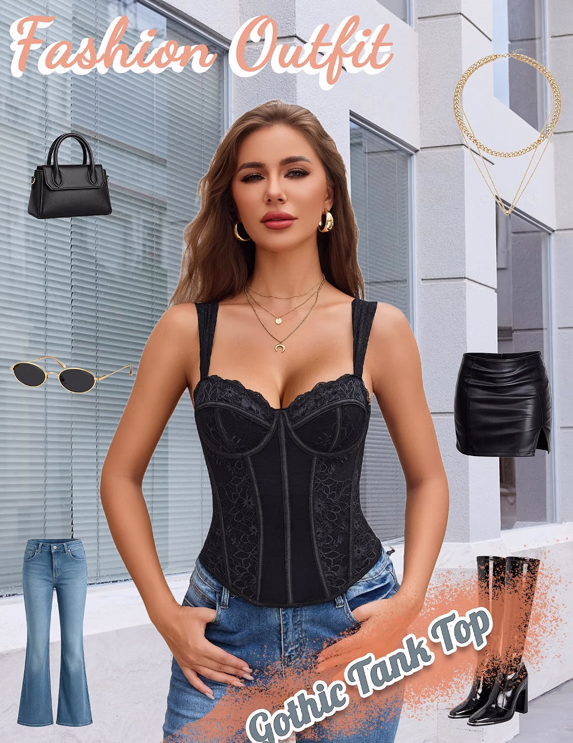 Avidlove Lace Bustier Corset Top for Women — image 7