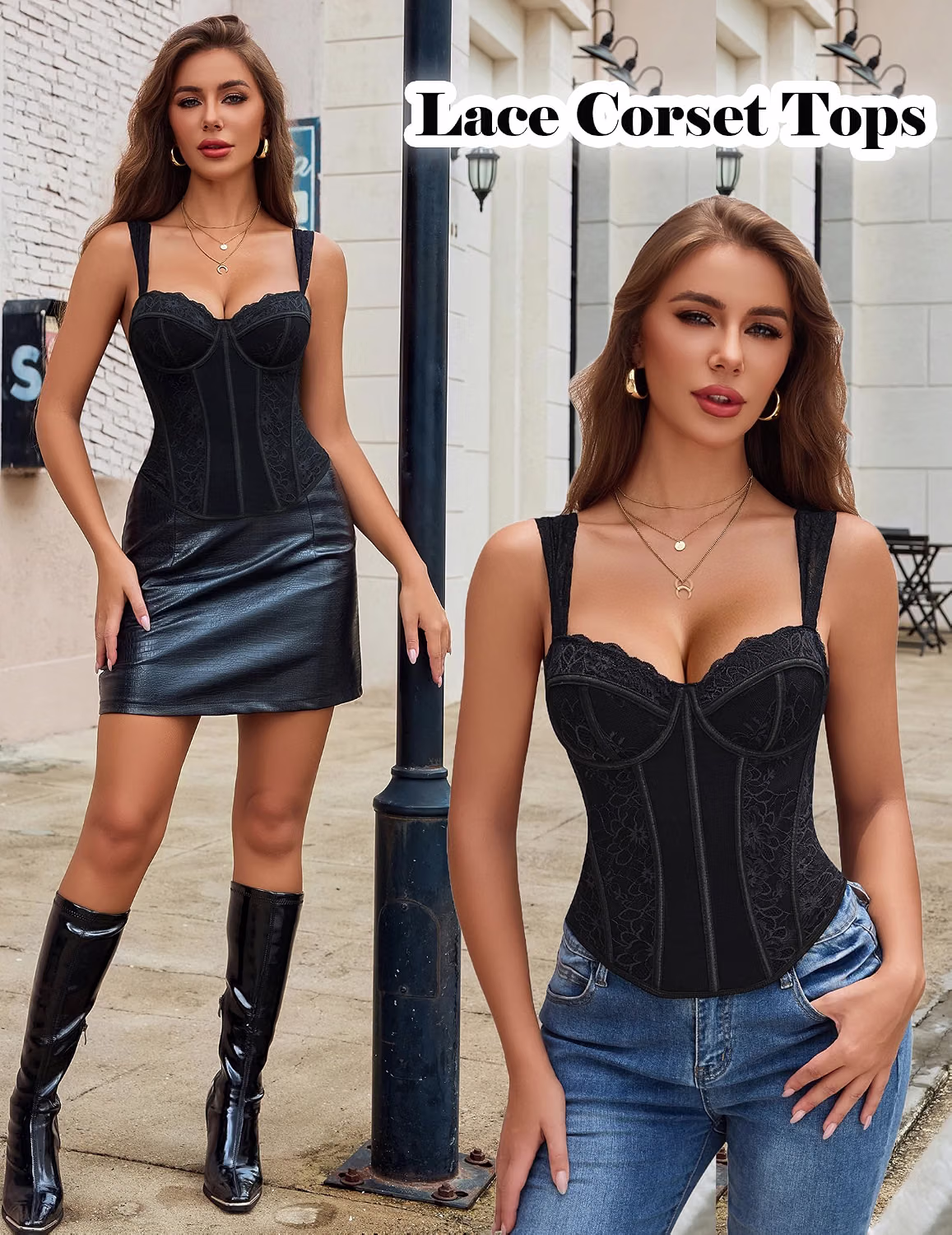 Avidlove Lace Bustier Corset Top for Women — image 8