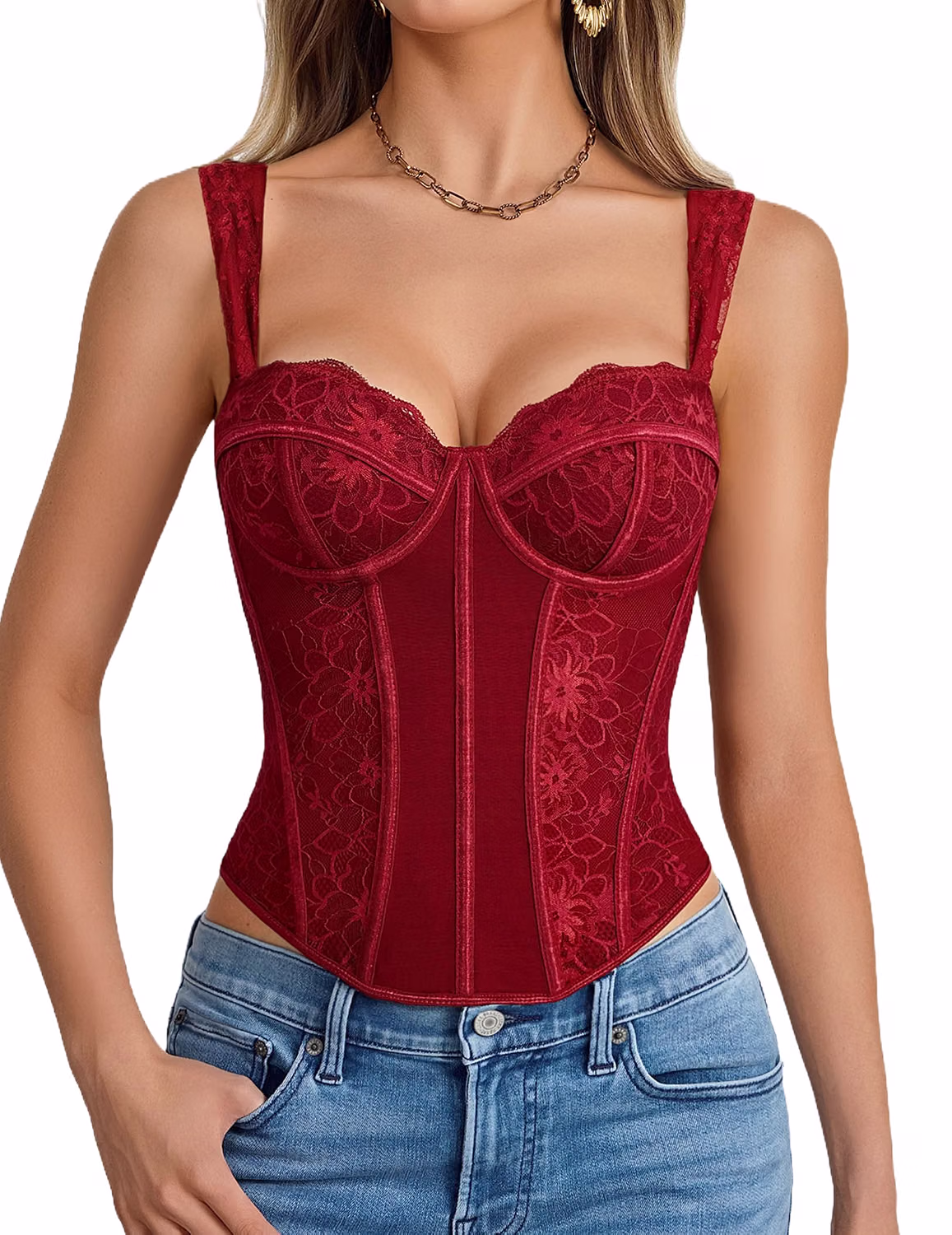 Avidlove Lace Bustier Corset Top for Women — image 10