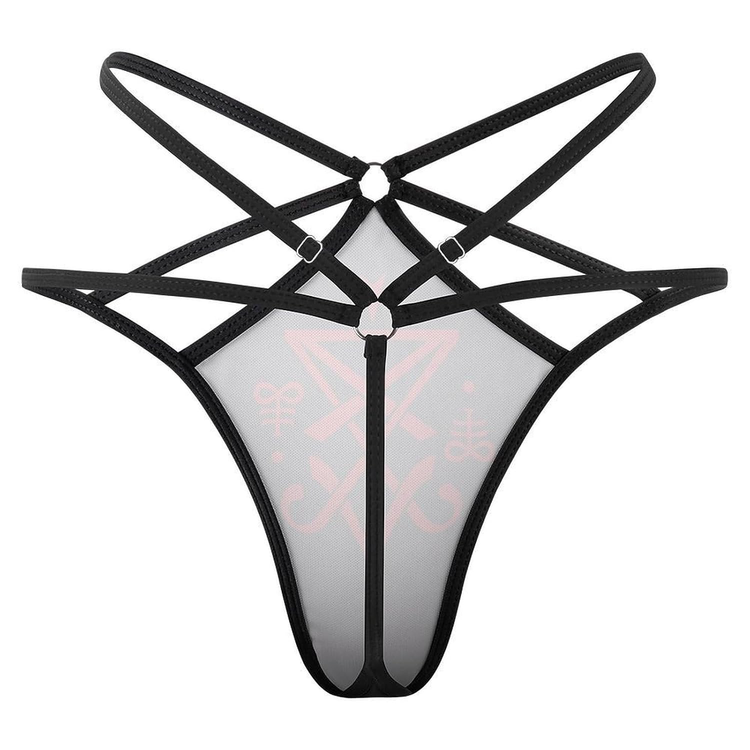 Women's G String Thong with Lucifer Sigil — image 5