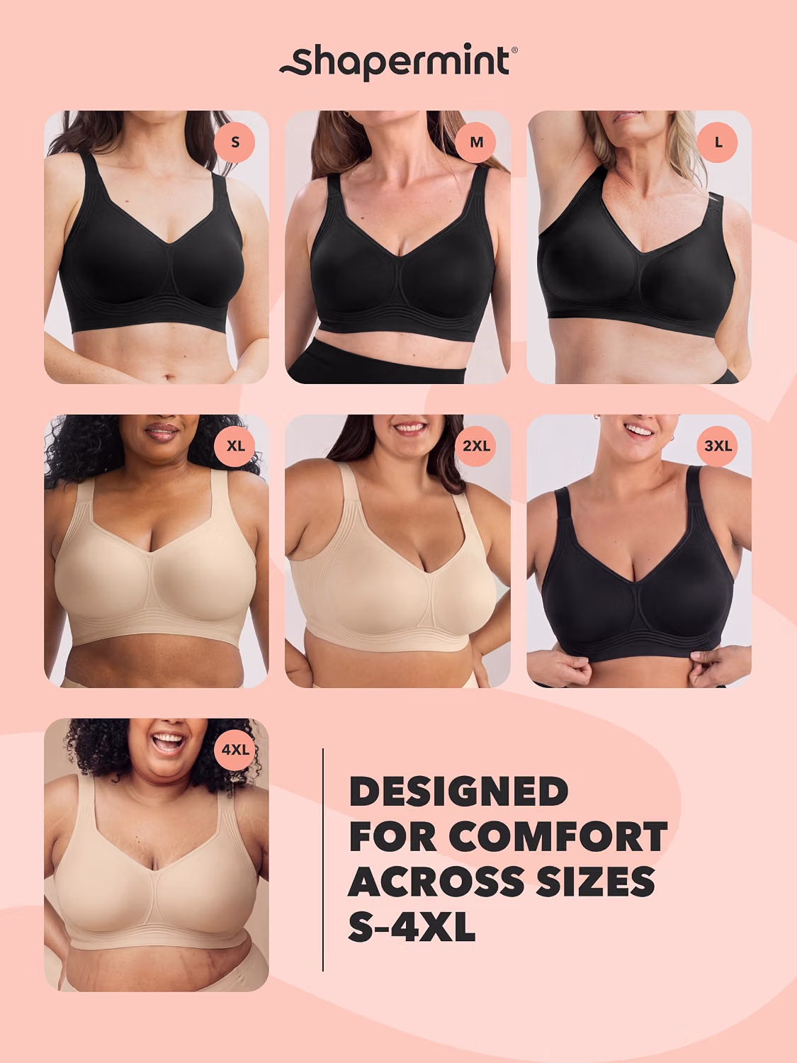 SHAPERMINT Everyday Wireless Full Coverage Jelly Bra — image 6