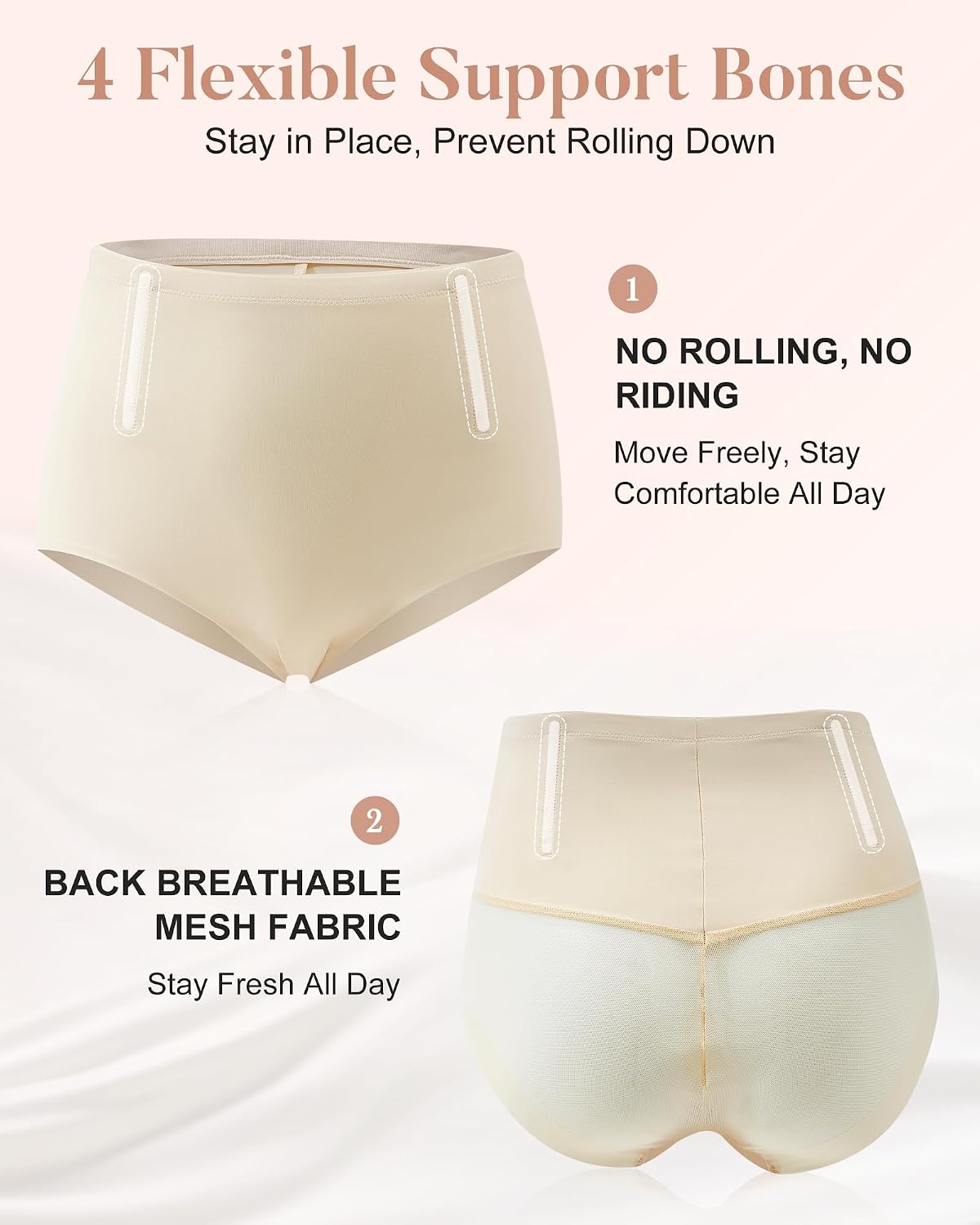 LEVAO High Waisted Tummy Control Shapewear — image 4