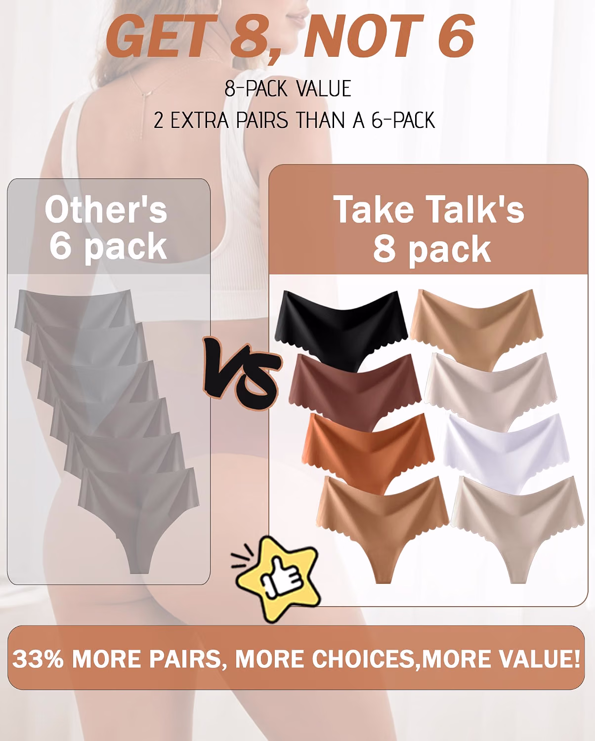 Take Talk Seamless No Show High Waisted Thong — image 7