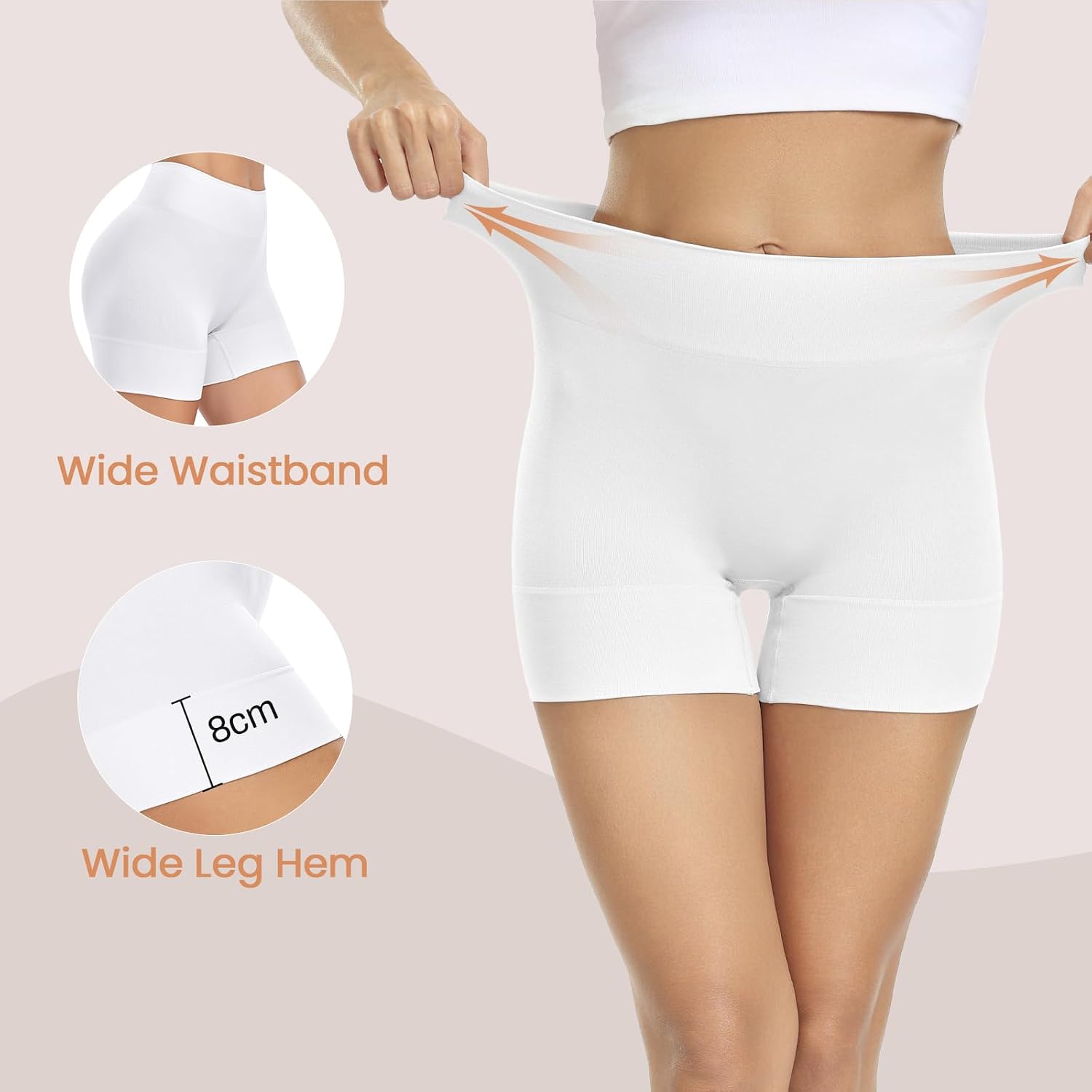 BESTENA 3-Pack Seamless Anti Chafing Shorts — image 3