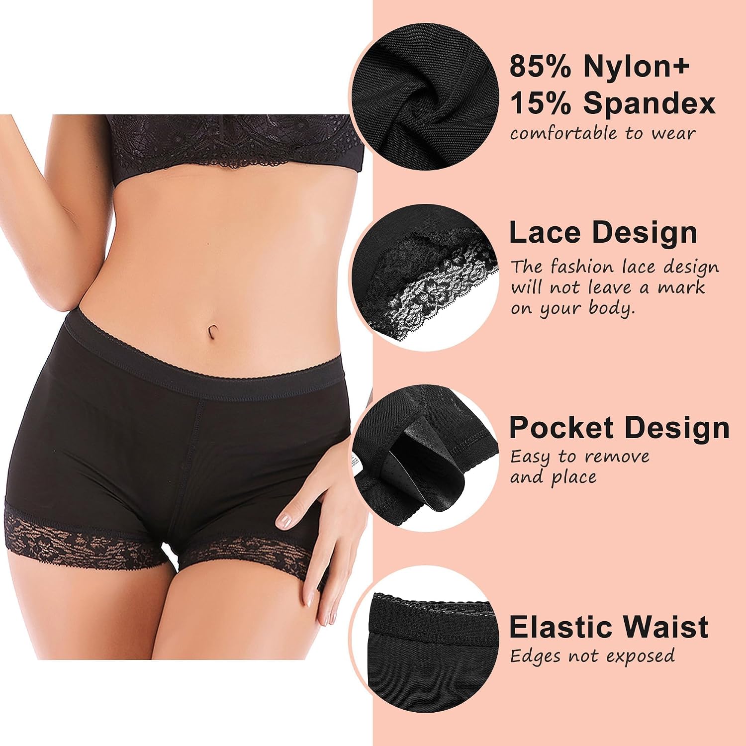 Vorcy Padded Hip Enhancer Butt Lifter Panties — image 4