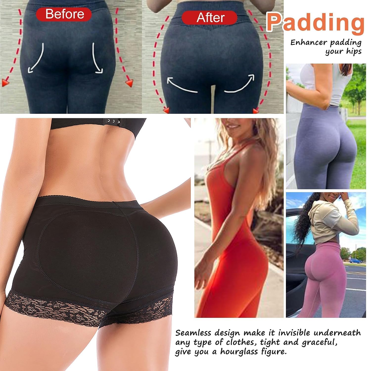 Vorcy Padded Hip Enhancer Butt Lifter Panties — image 5