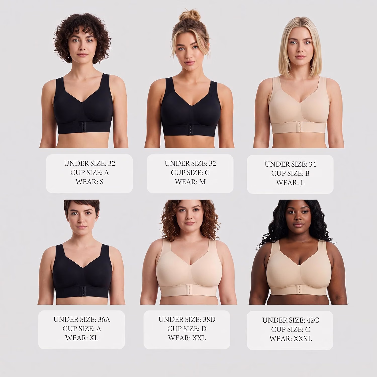PoseFree Wireless Cross-Back Posture Support Bra — image 4