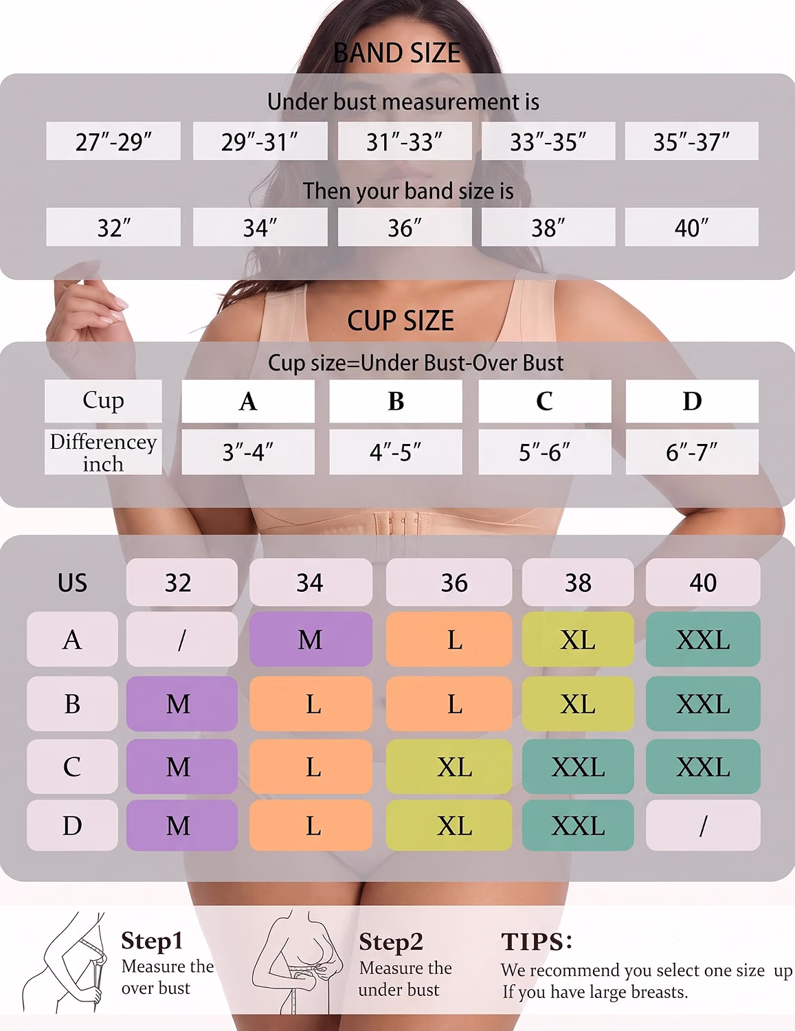 PoseFree Wireless Cross-Back Posture Support Bra — image 6
