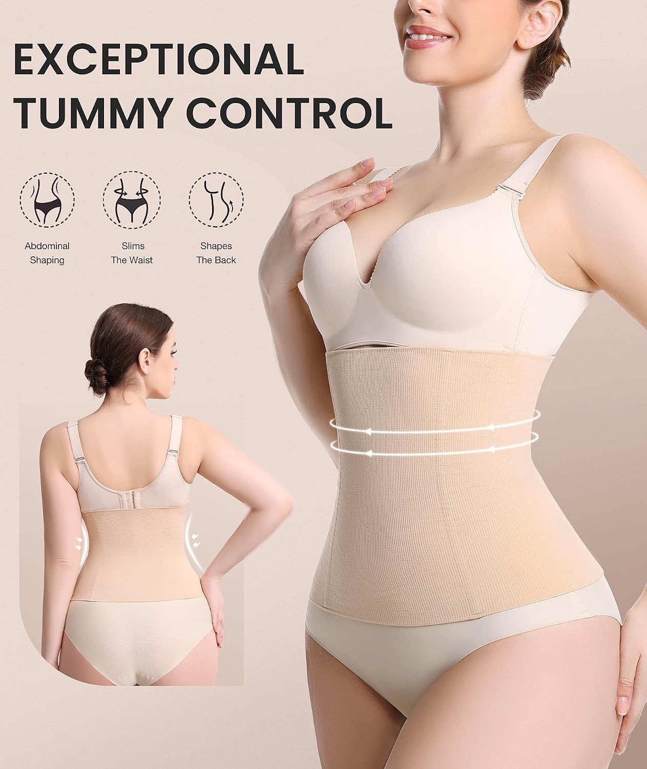 OXYSAIKO Waist Trainer Tummy Control Belt — image 3